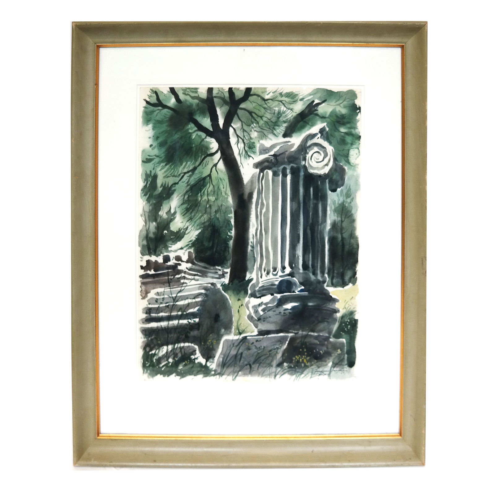 Frederick JAMES: "Olympian" - Gouache Painting (1 of 6)