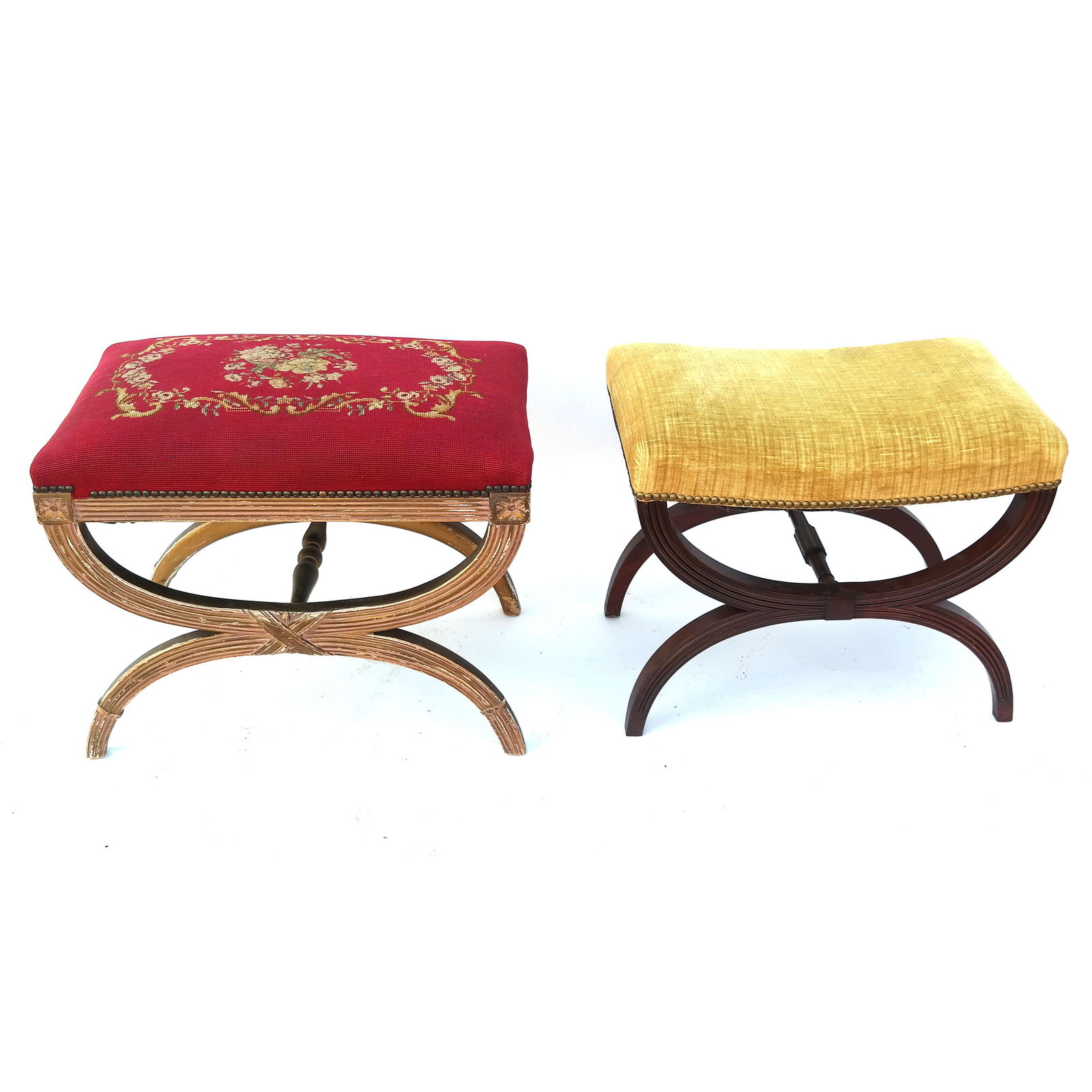 Two Regency-Style Curule Benches (1 of 7)