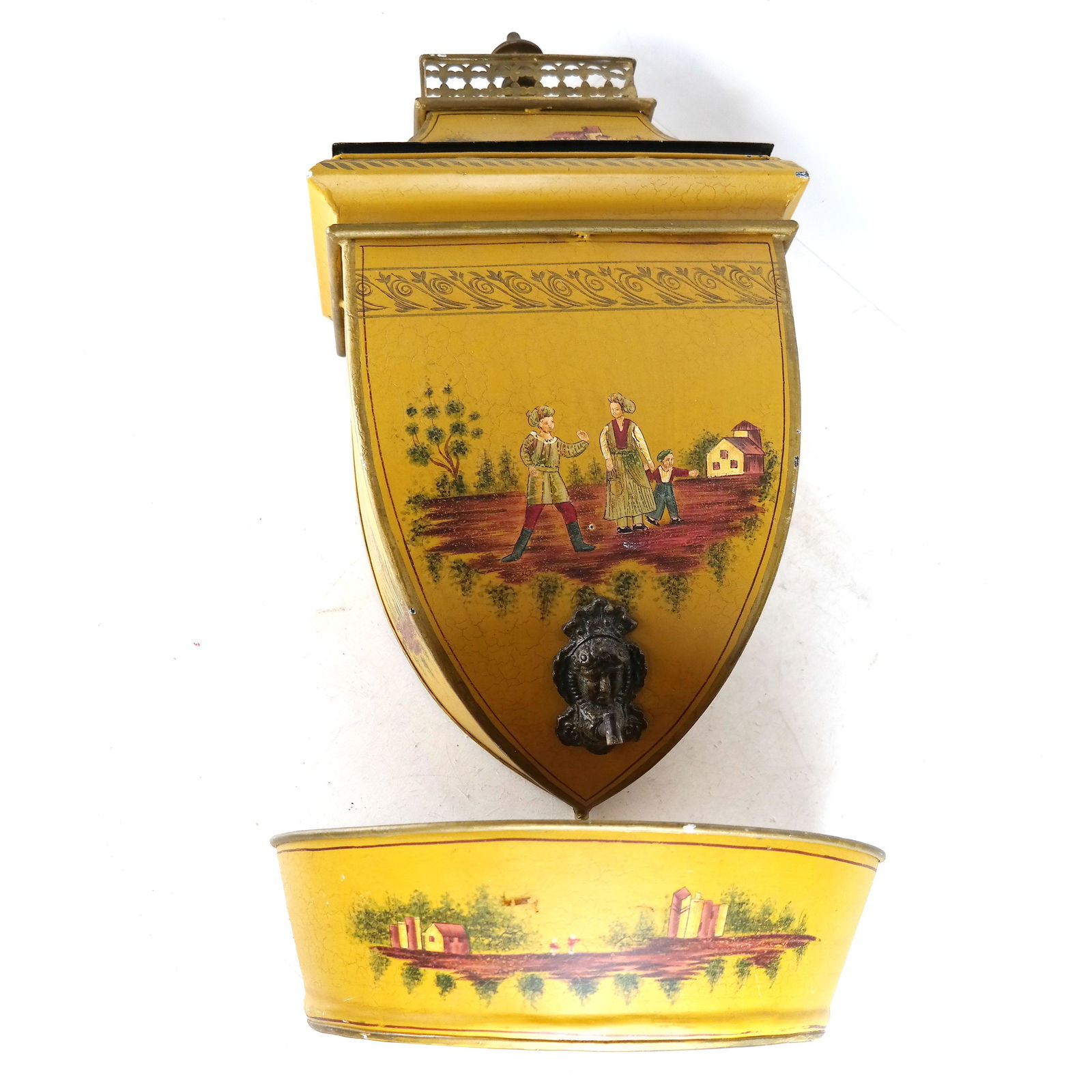 Chinoiserie-Style Tole Cistern / Lavabo (1 of 10)