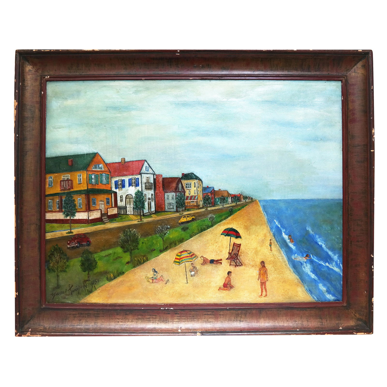 Yasuo KUNIYOSHI: Beach Scene, 1951 - Painting (1 of 14)