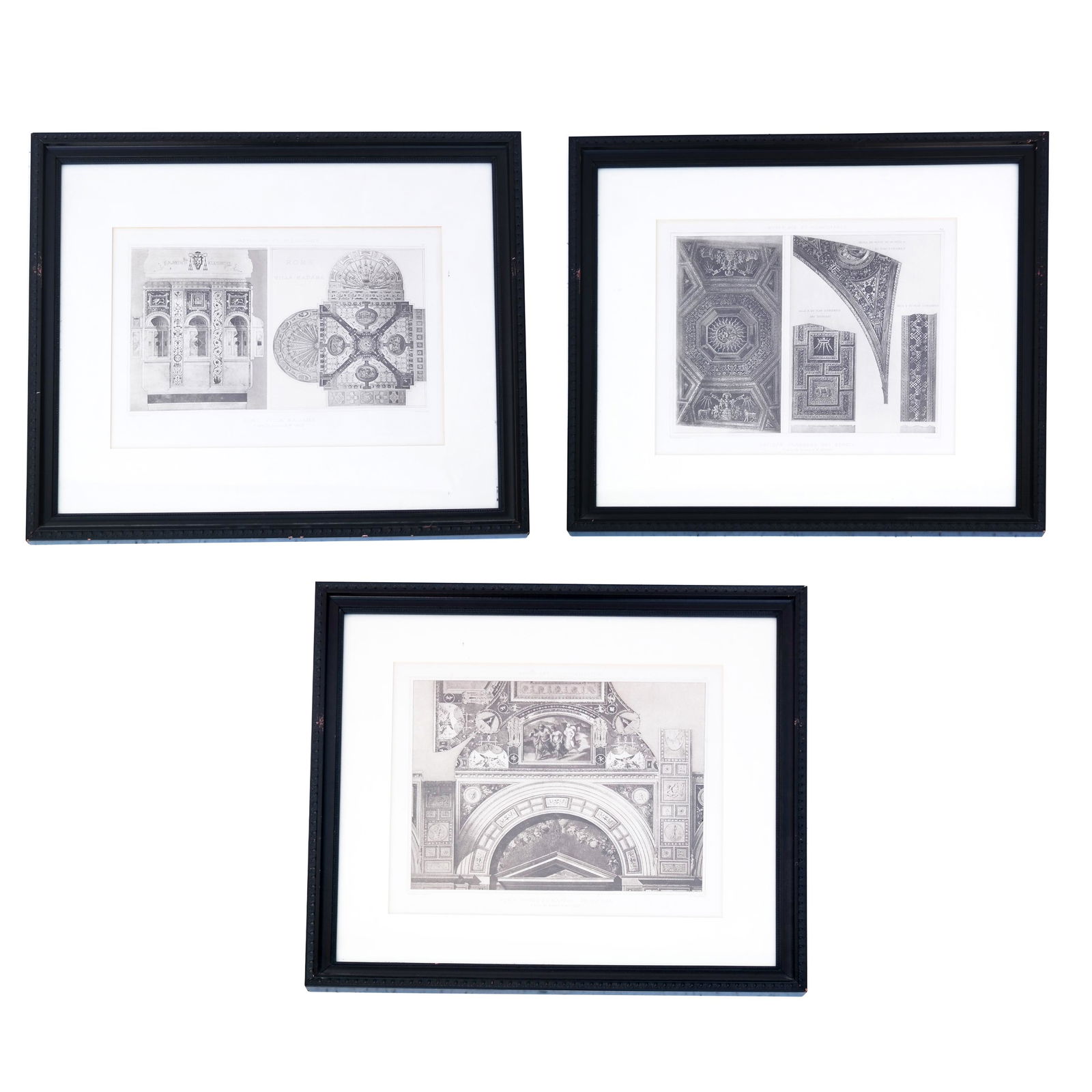 3 Architectural Drawings of Vatican, A Villa (1 of 12)