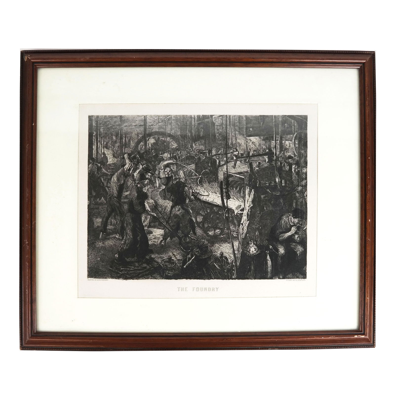 After Adolf MENZIES: Foundry - Etching (1 of 9)