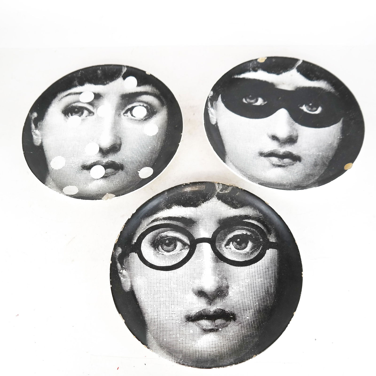 Set of 3 Mid-Century Fornasetti Plates (1 of 13)