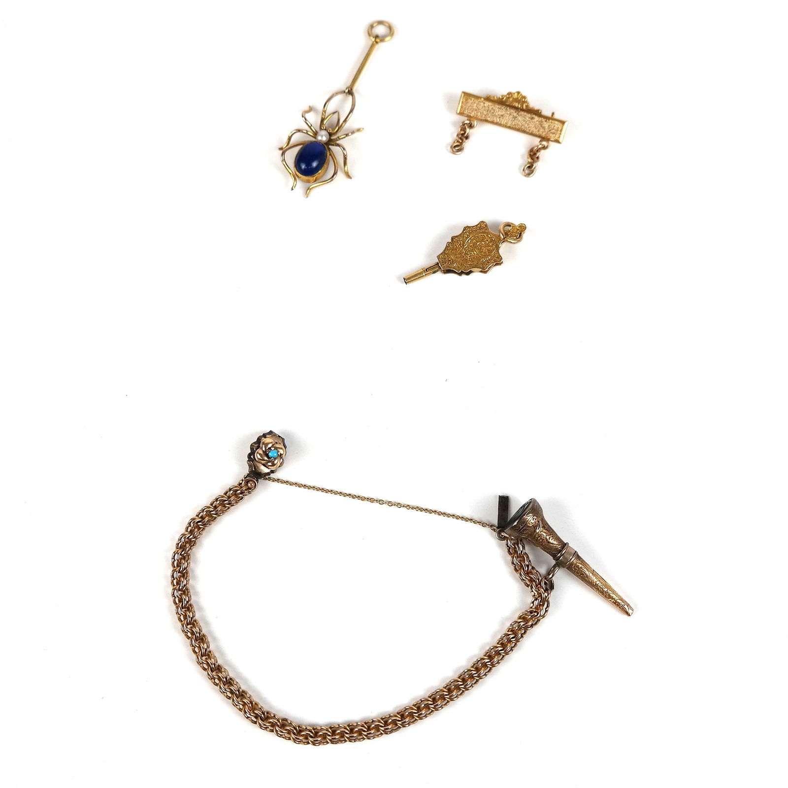 Group of Four (4) 10K & 14K Gold Jewelry Items (1 of 5)