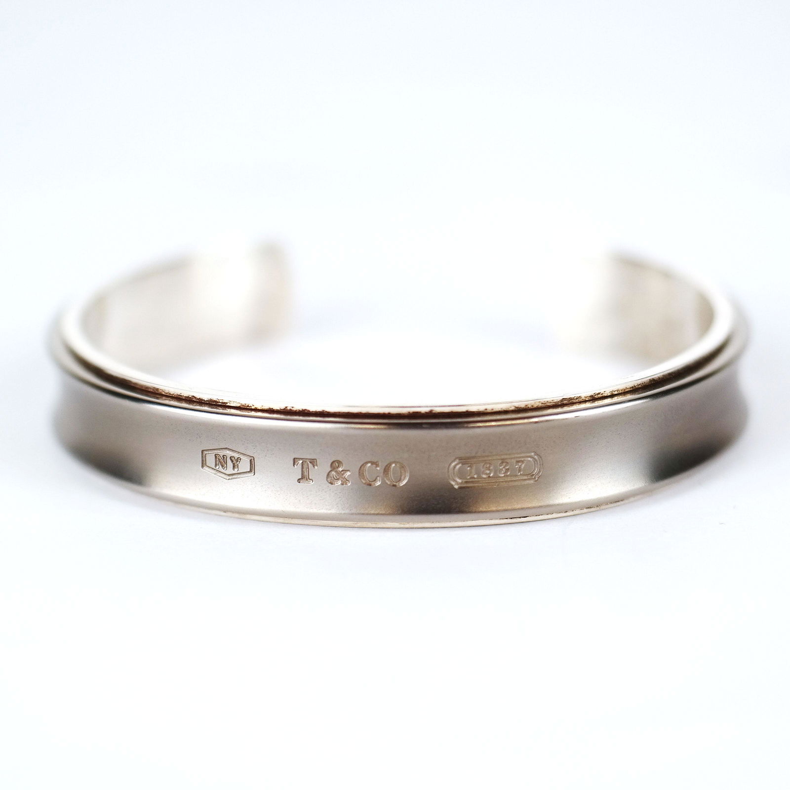 Tiffany & Co. 1837 Titanium & Silver Cuff Bracelet (1 of 10)