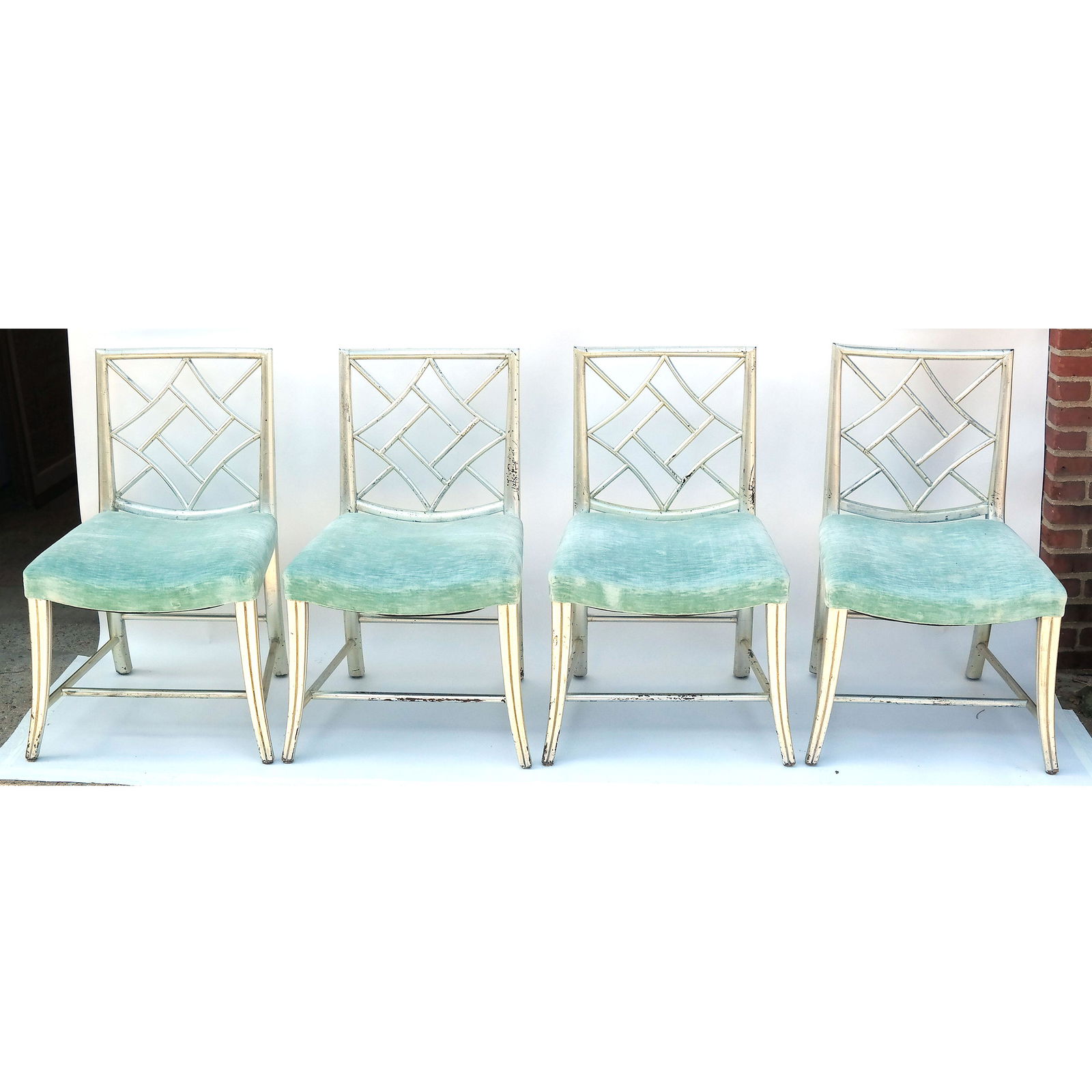 Set Four Yale Burge-Style Side Chairs (1 of 9)