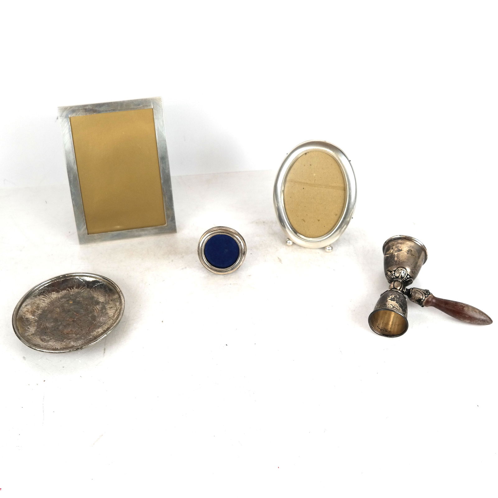 Lot of .800 Silver and Silver Plate (5 Pcs.) (1 of 7)