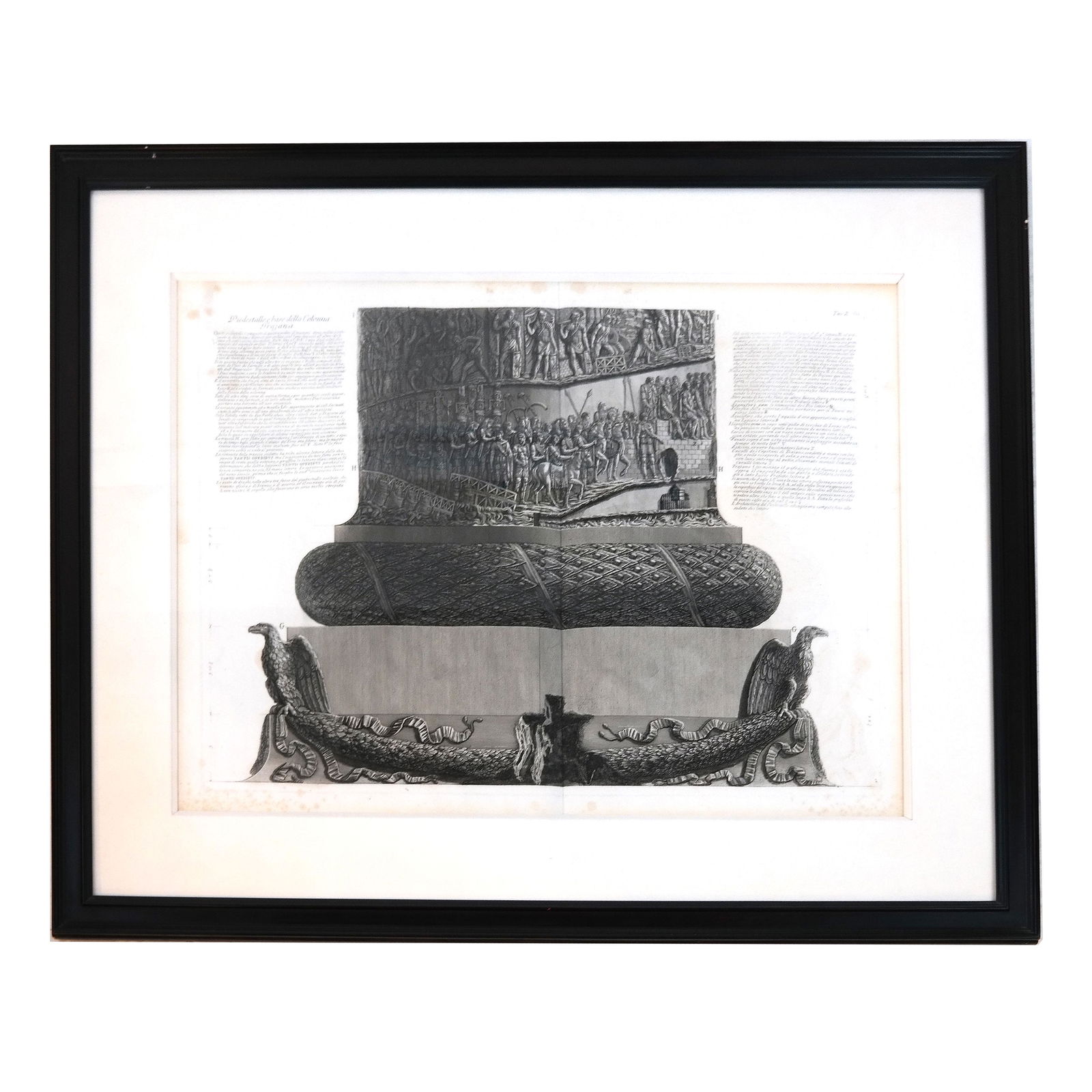 PIRANESI: "Trojan's Column" - Engraving (1 of 6)