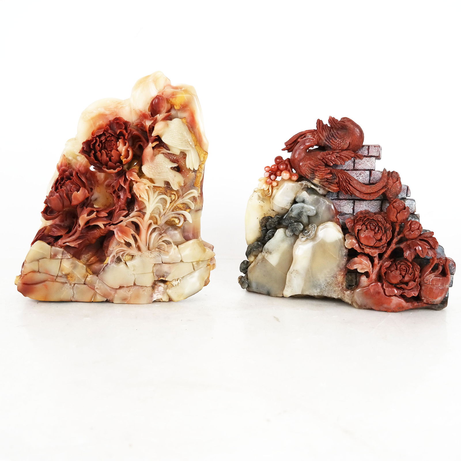 Two Chinese Carved Hardstone Groups (1 of 8)