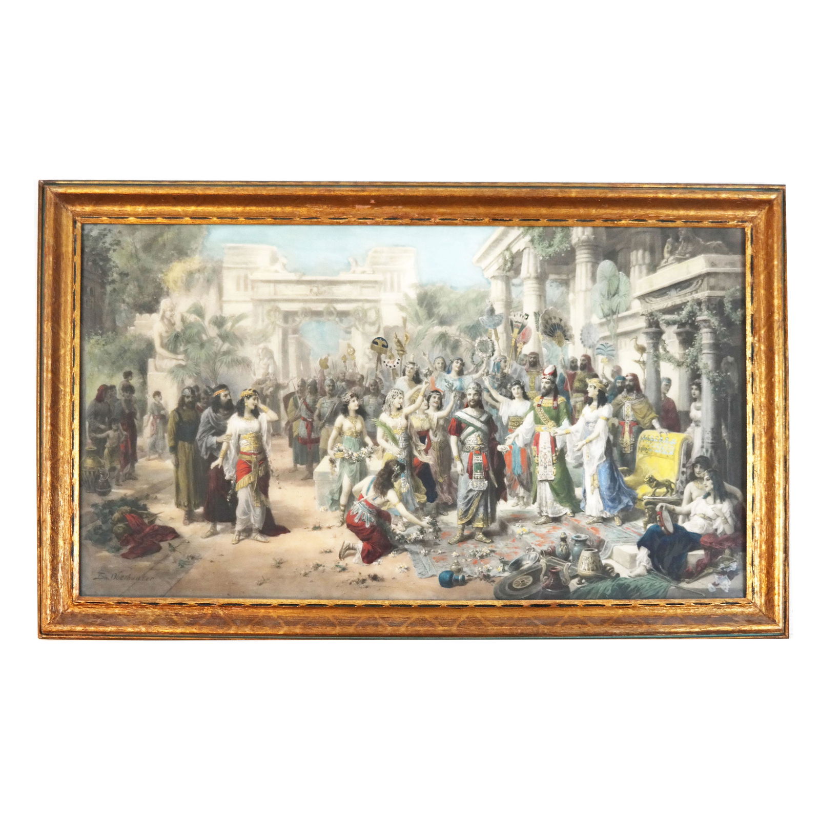 After Emanuel OBERHAUSER: Egyptian Scene - Print (1 of 6)