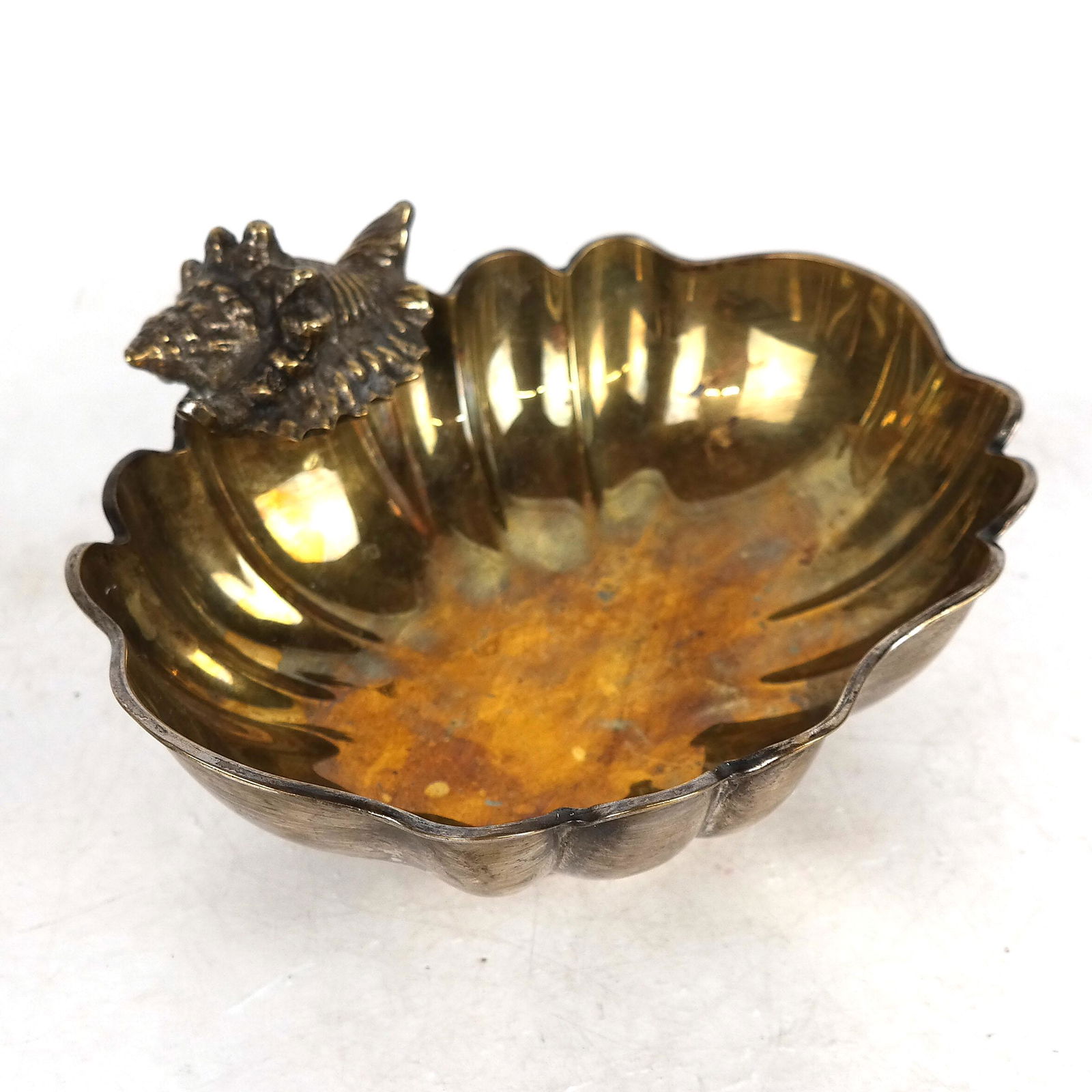 Gilt Silver Plate Seafood Serving Dish (1 of 7)