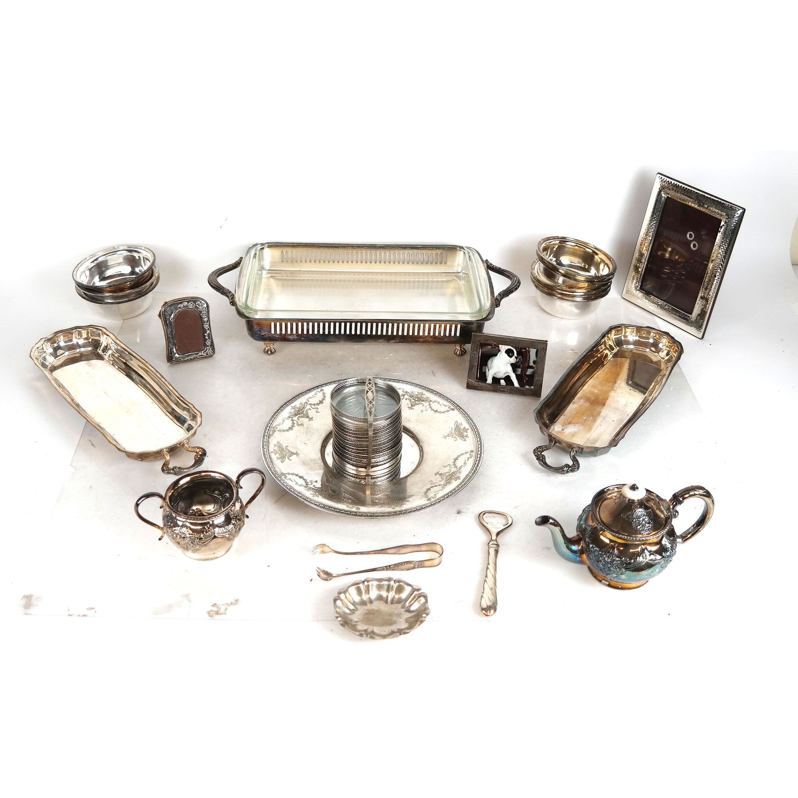 Lot of Silver Plate Table Articles (1 of 17)
