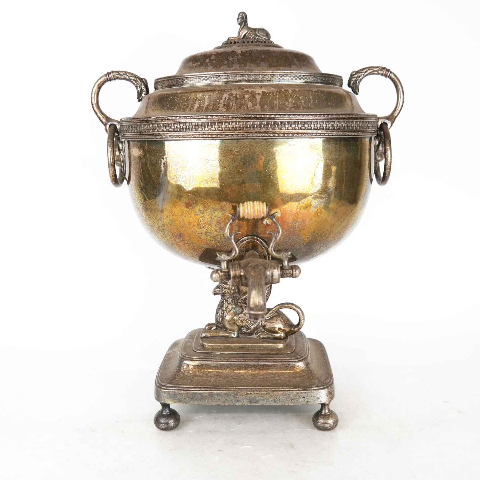 Large French-Style Silver Plate Samovar (1 of 13)