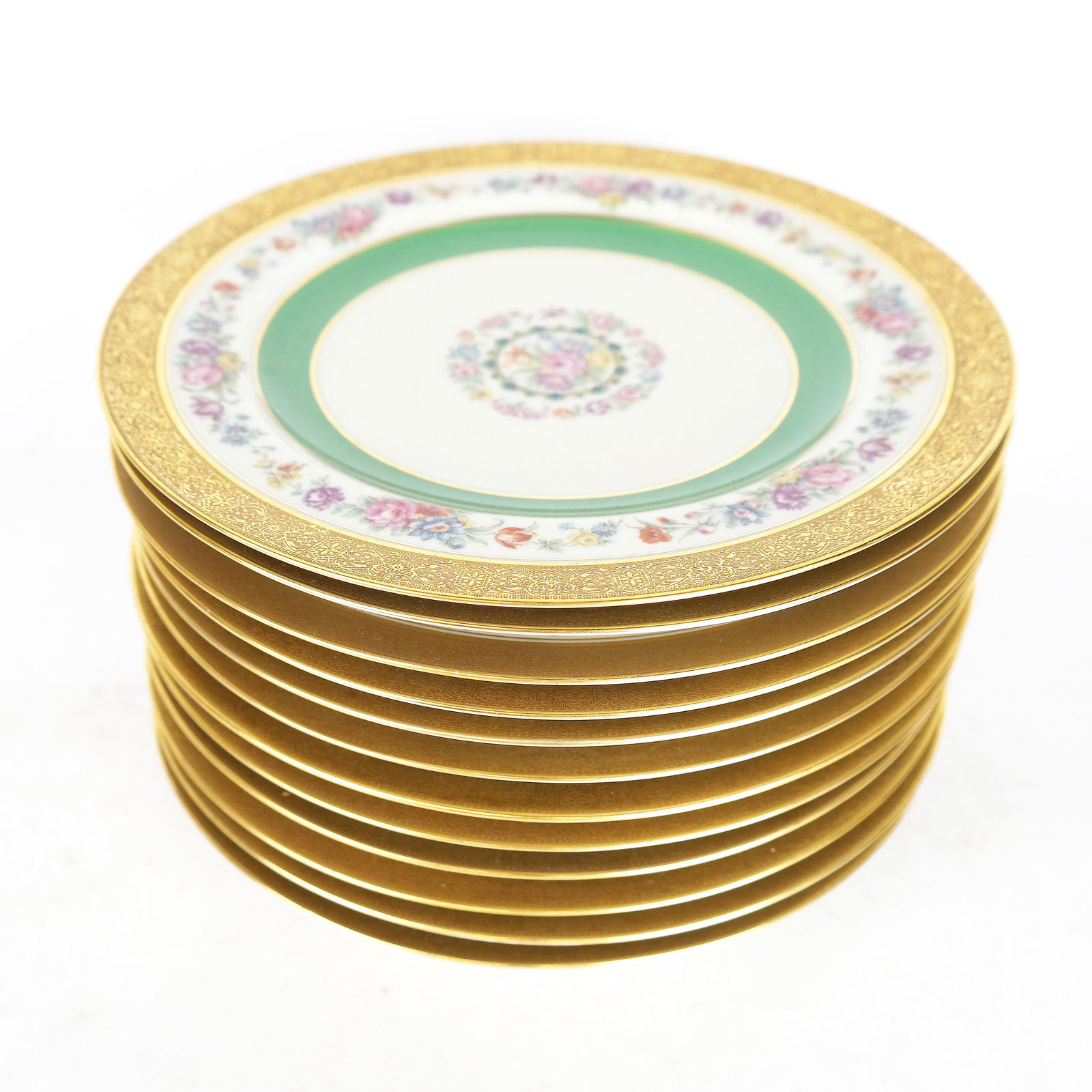 Set 12 Haviland Limoges Place Plates (1 of 10)