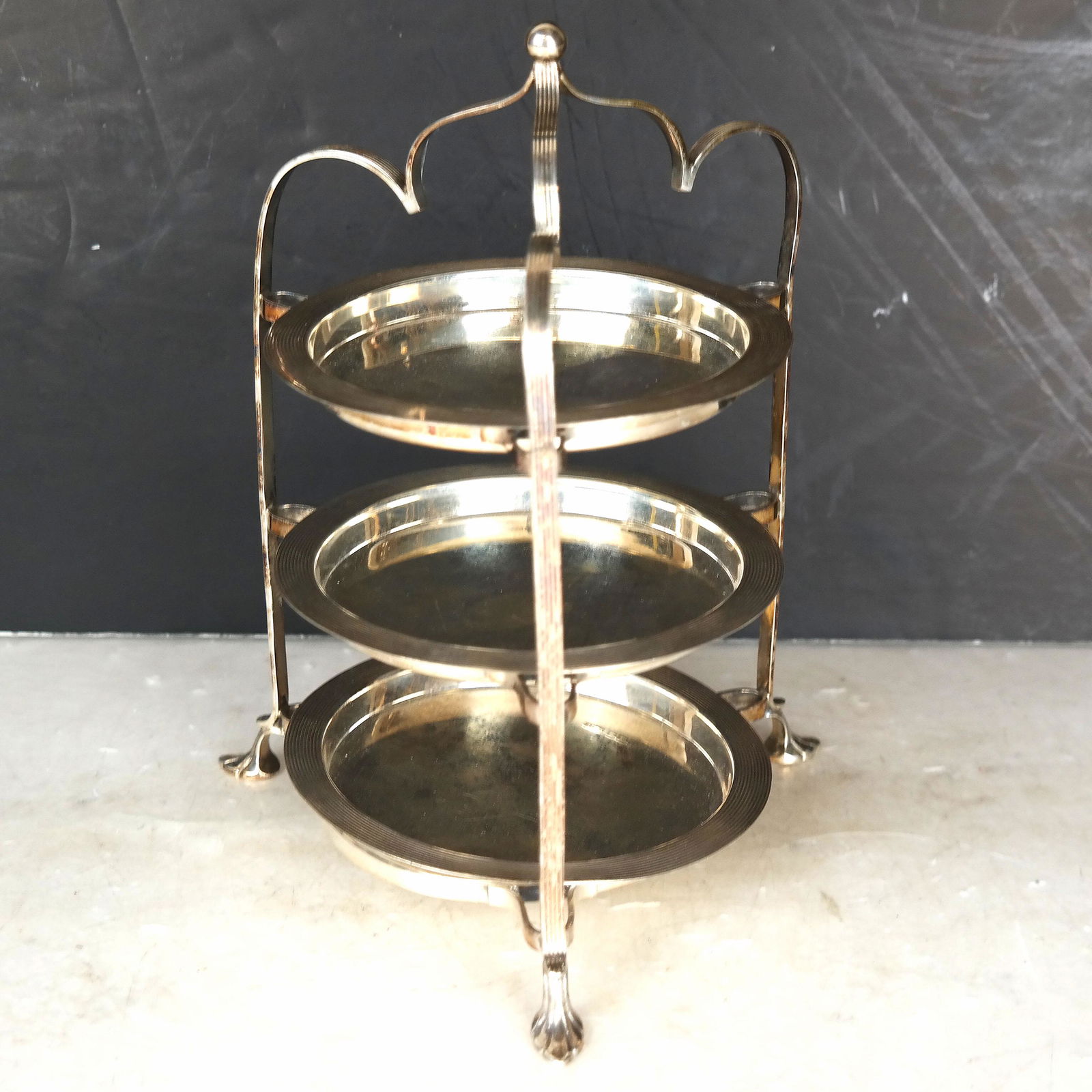 English Sterling Silver Bon Bon Stand (1 of 1)