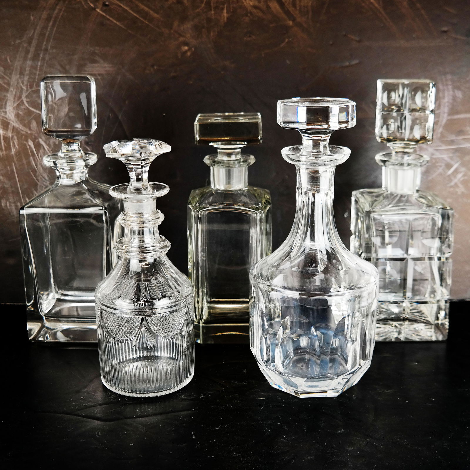 Five Assorted Decanters (1 of 7)