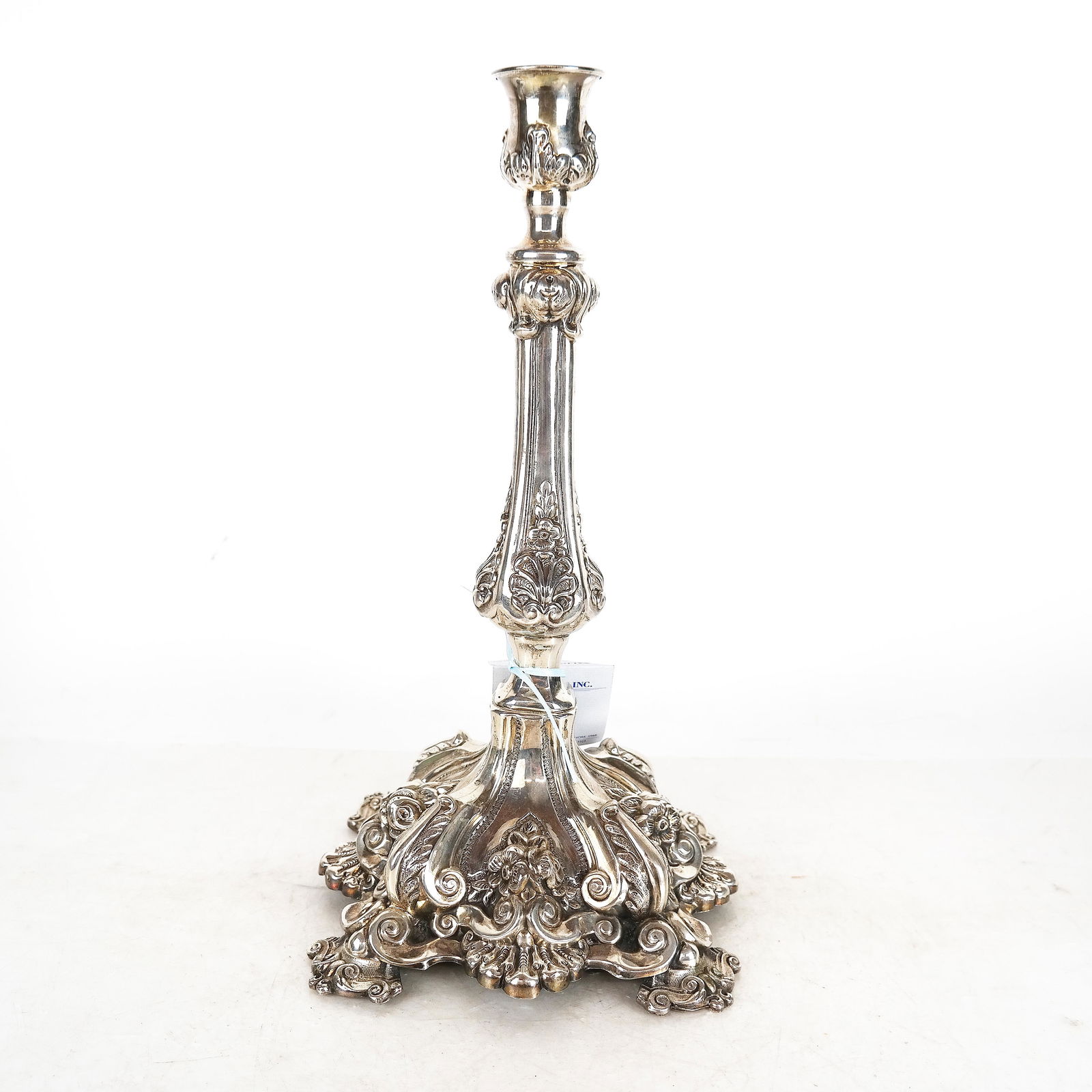 Antique Austrian Silver Candlestick (1 of 9)