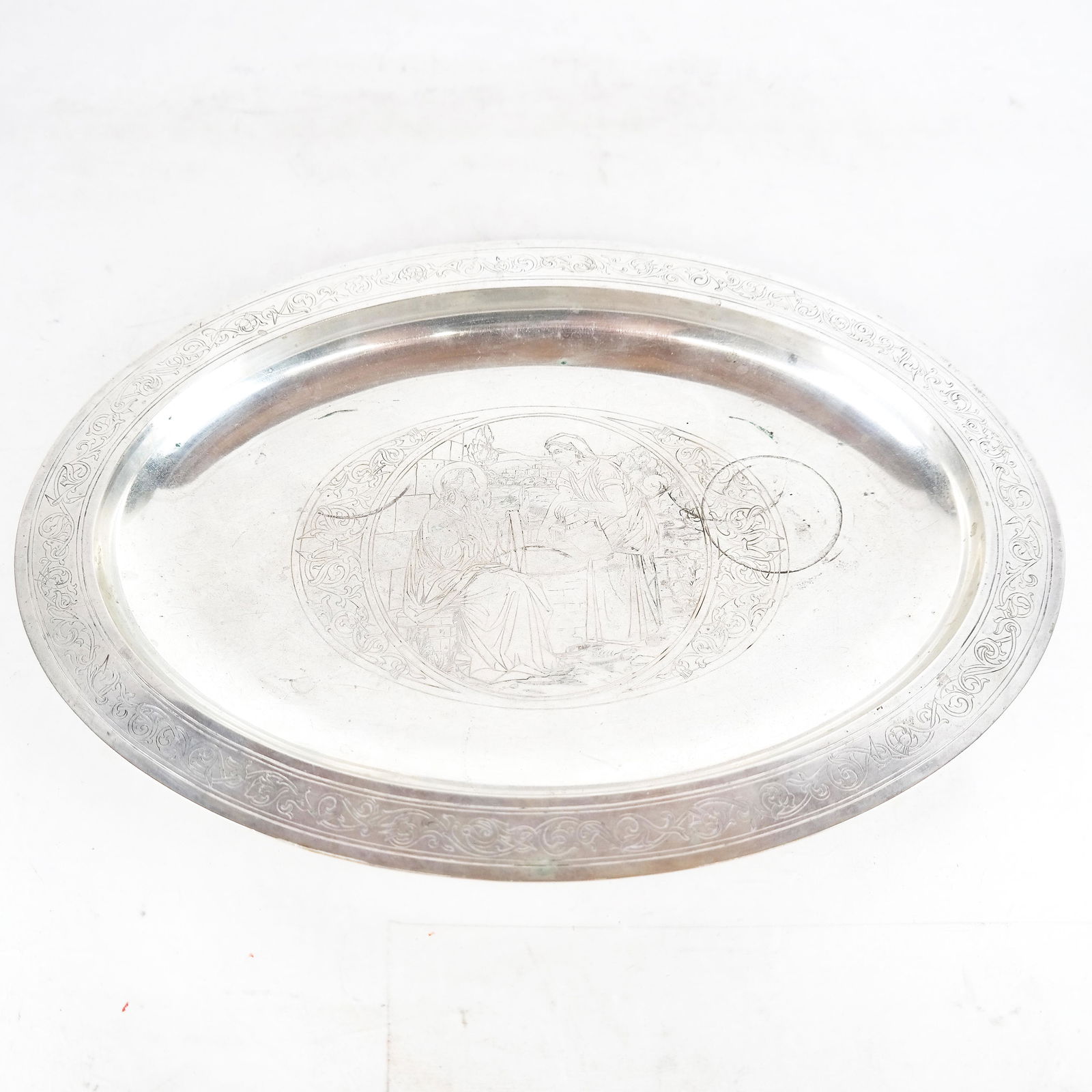 German Silver Oval Tray (1 of 8)