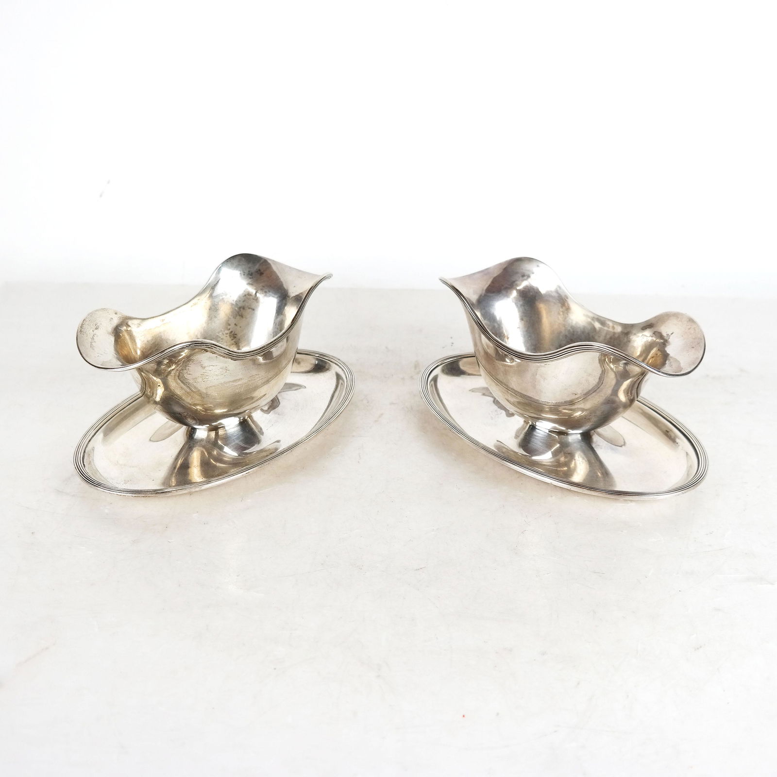 Pair Mario Buccellati Sterling Sauce Boats (1 of 7)