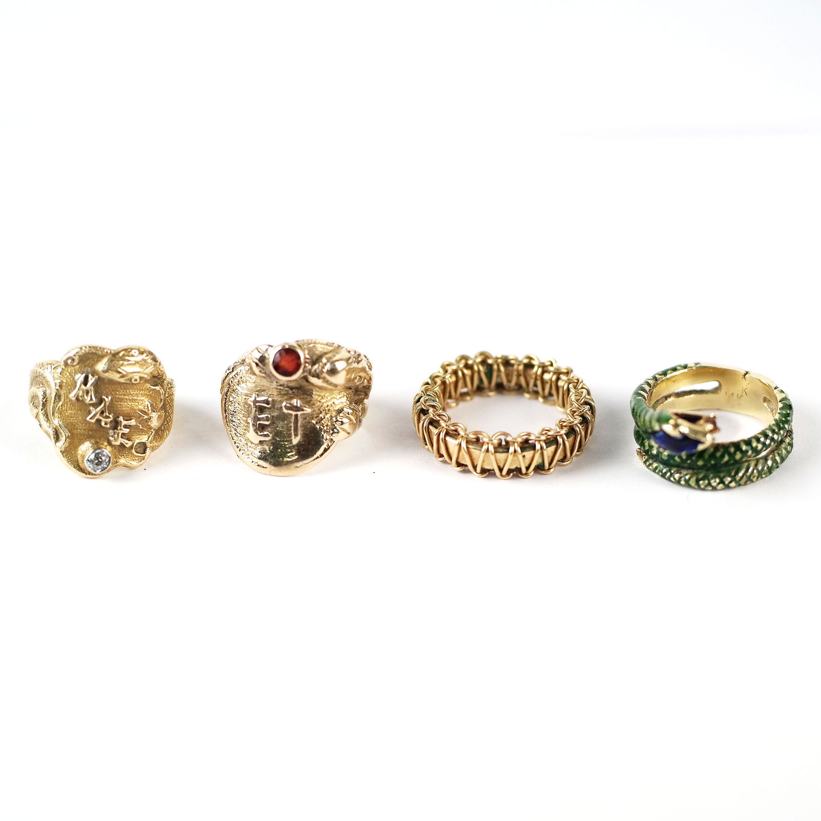 Four 14K Gold Ladies Rings (1 of 17)