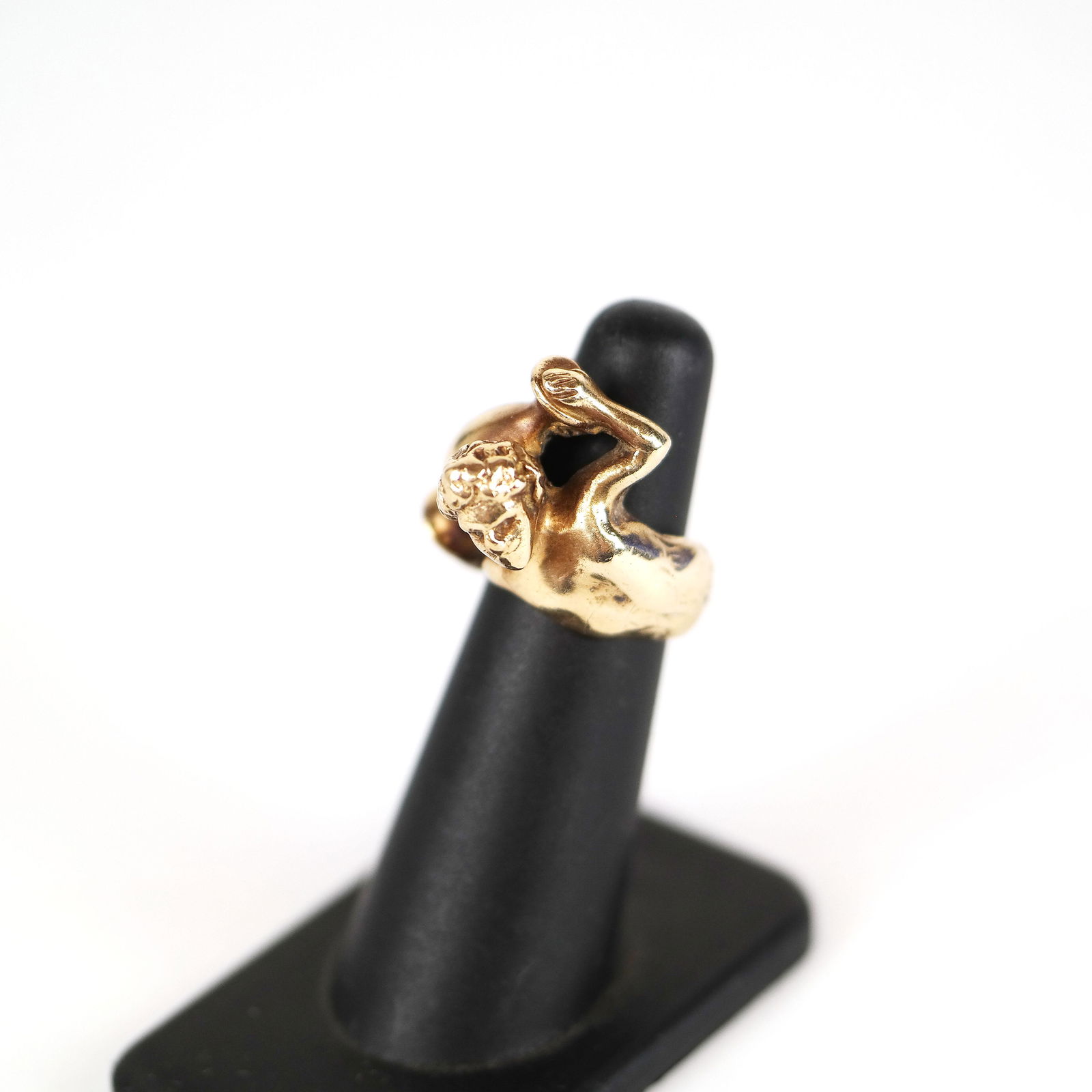 14K Gold Ladies Merman With Urn Ring (1 of 9)