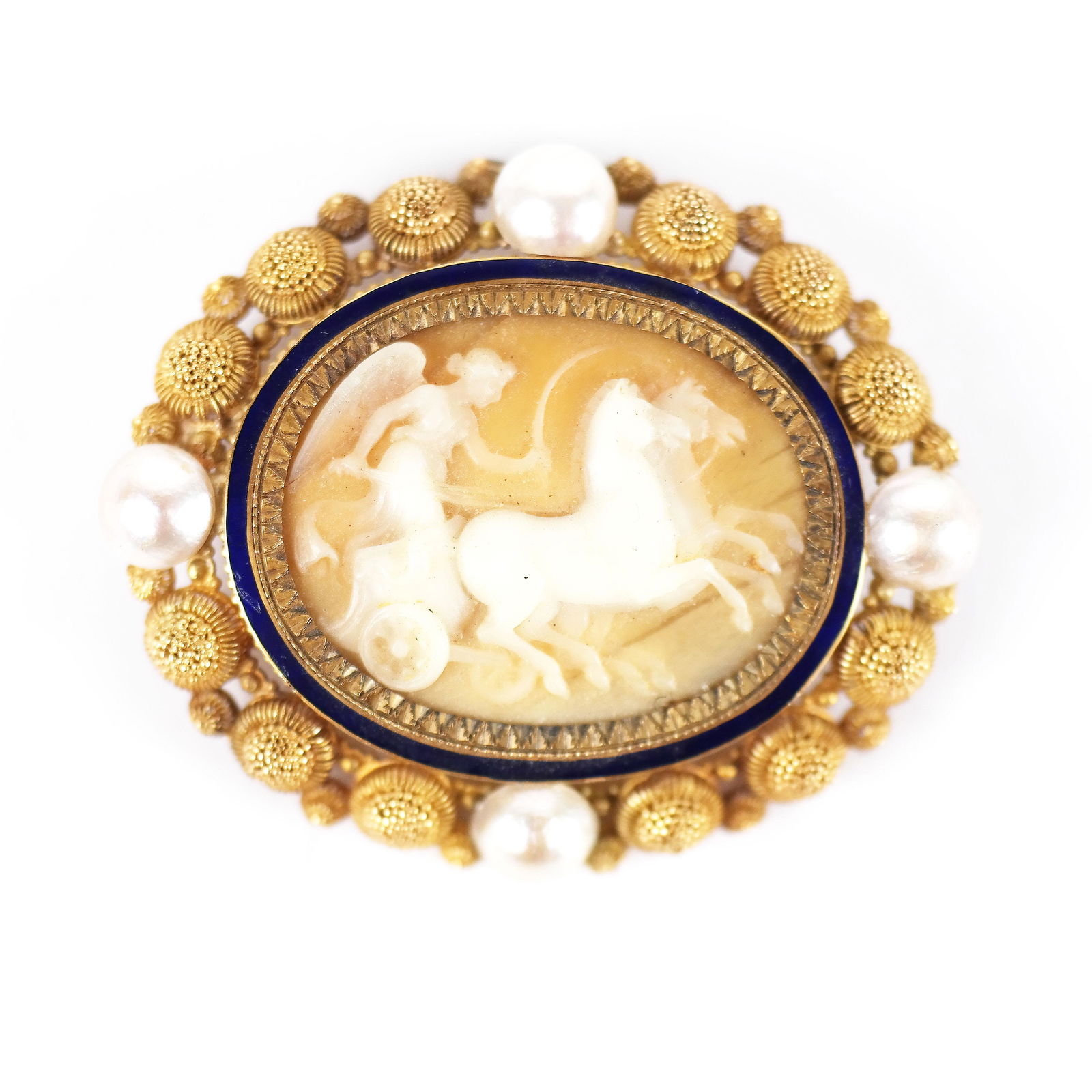 Antique 14K Gold Cameo (1 of 5)