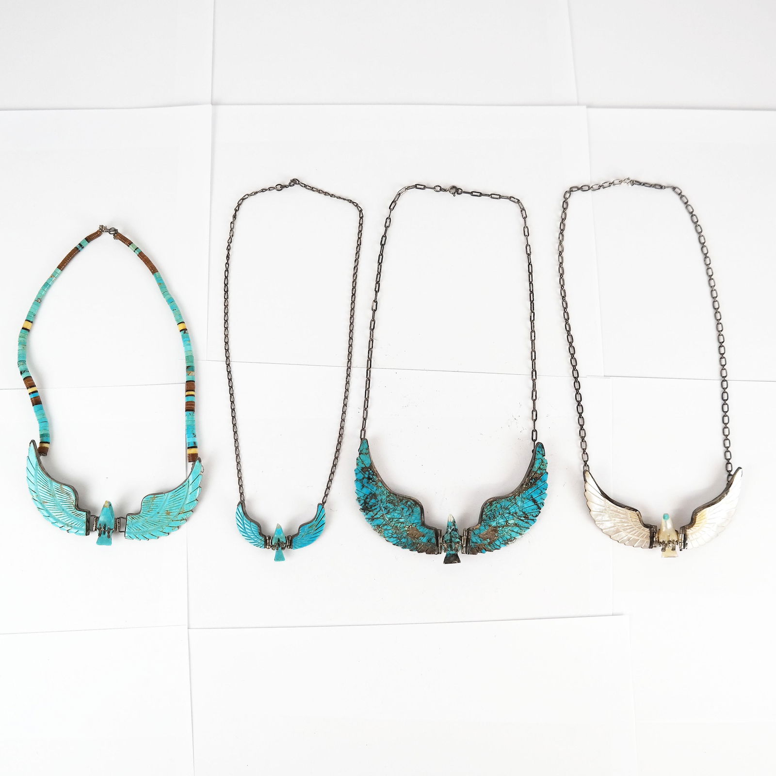 Group of Four Native American Indian Necklaces (1 of 13)