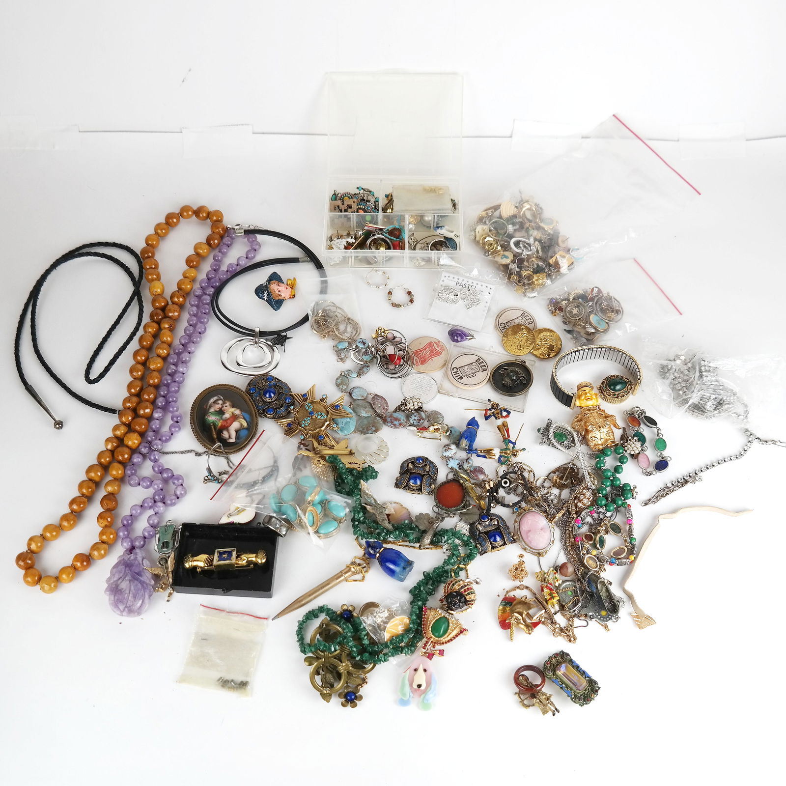Large Bag of Costume Jewelry (1 of 18)