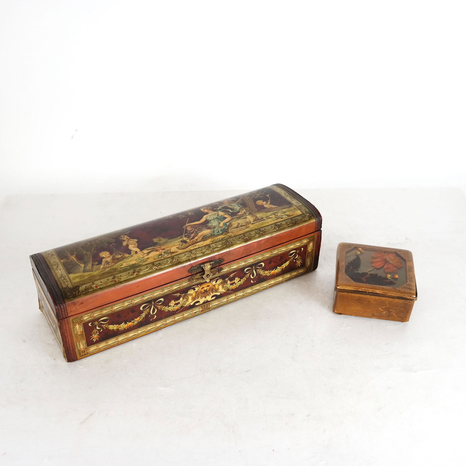 Two Vintage Wooden Boxes (1 of 8)