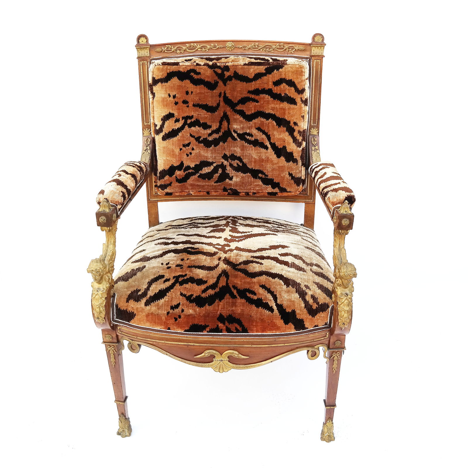 19th C. French Louis XVI-Style Fauteuil (1 of 11)