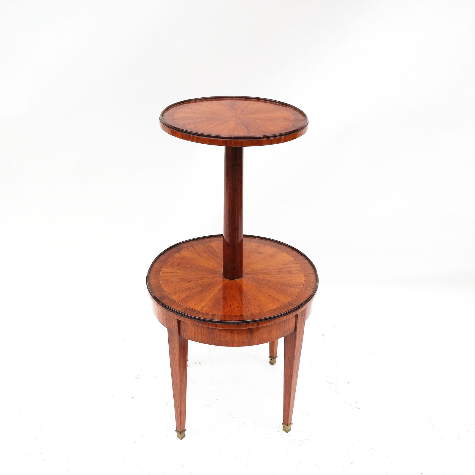 Louis XVI Inlaid Mahogany Two-Tier Table (1 of 6)