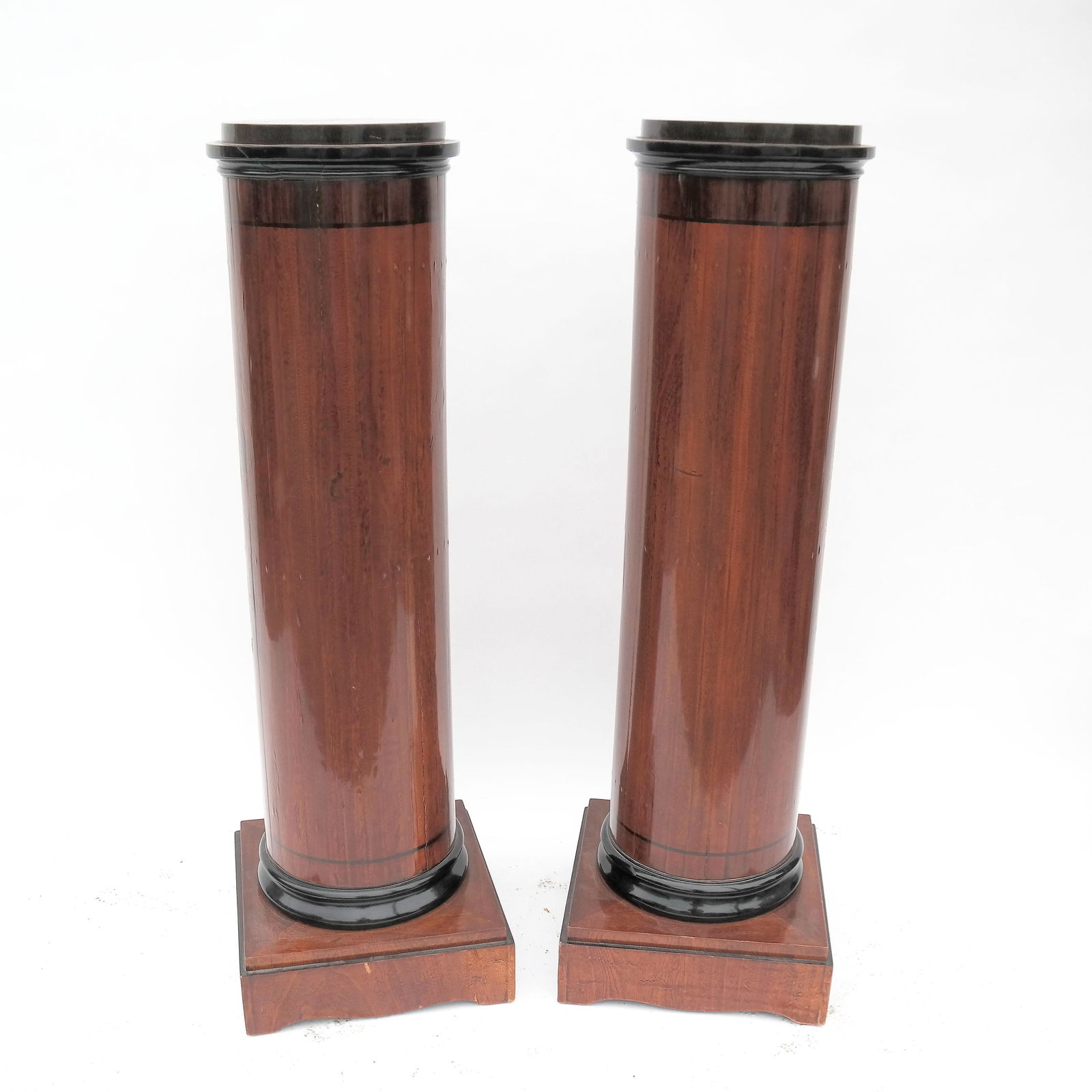 Pair French Empire-Style Pedestals (1 of 17)