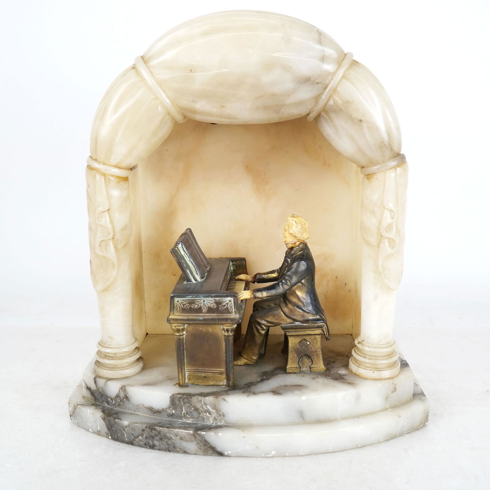 Art Deco Alabaster Lamp (1 of 17)