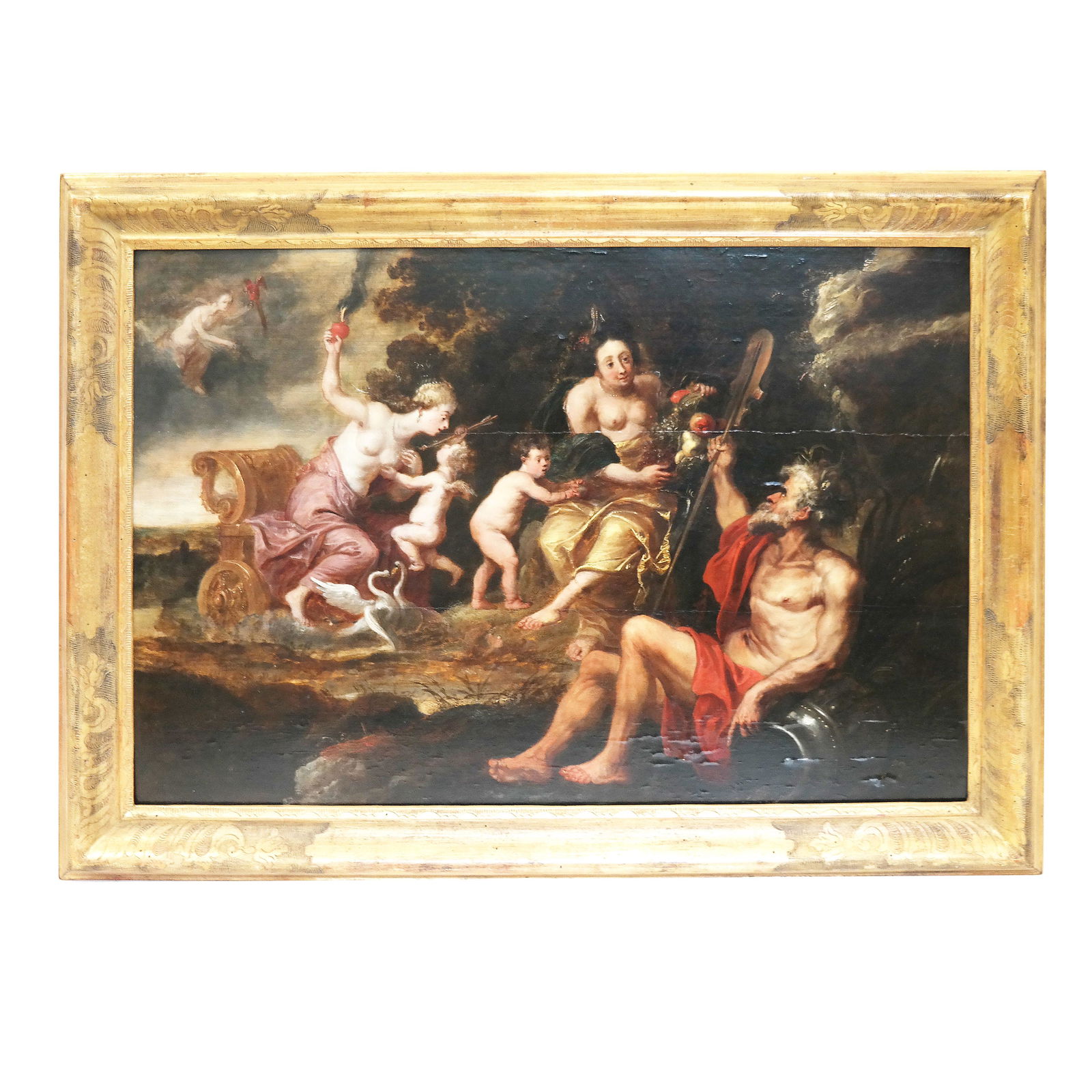 17th . Old Master School: Bacchanalia - Painting (1 of 6)