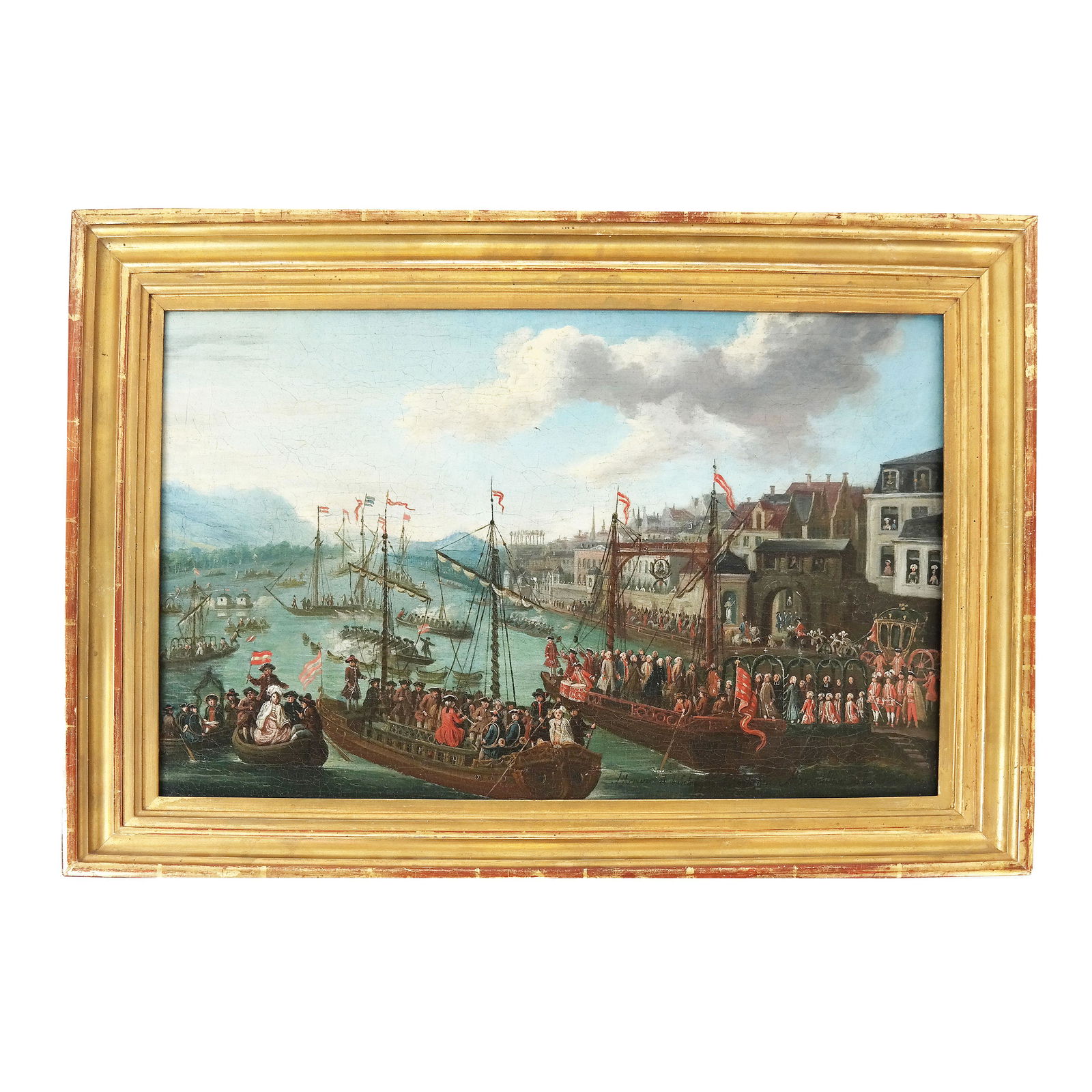 18th C. Austrian School: Figural Oil Painting (1 of 7)