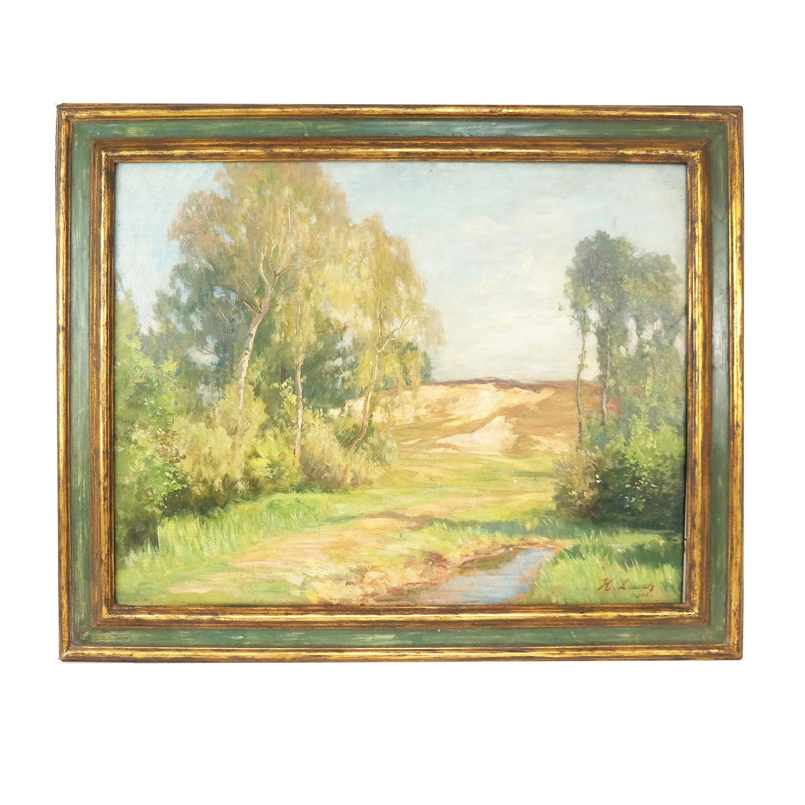 Hermann LASCH: Wooded Landscape - Oil Painting (1 of 4)