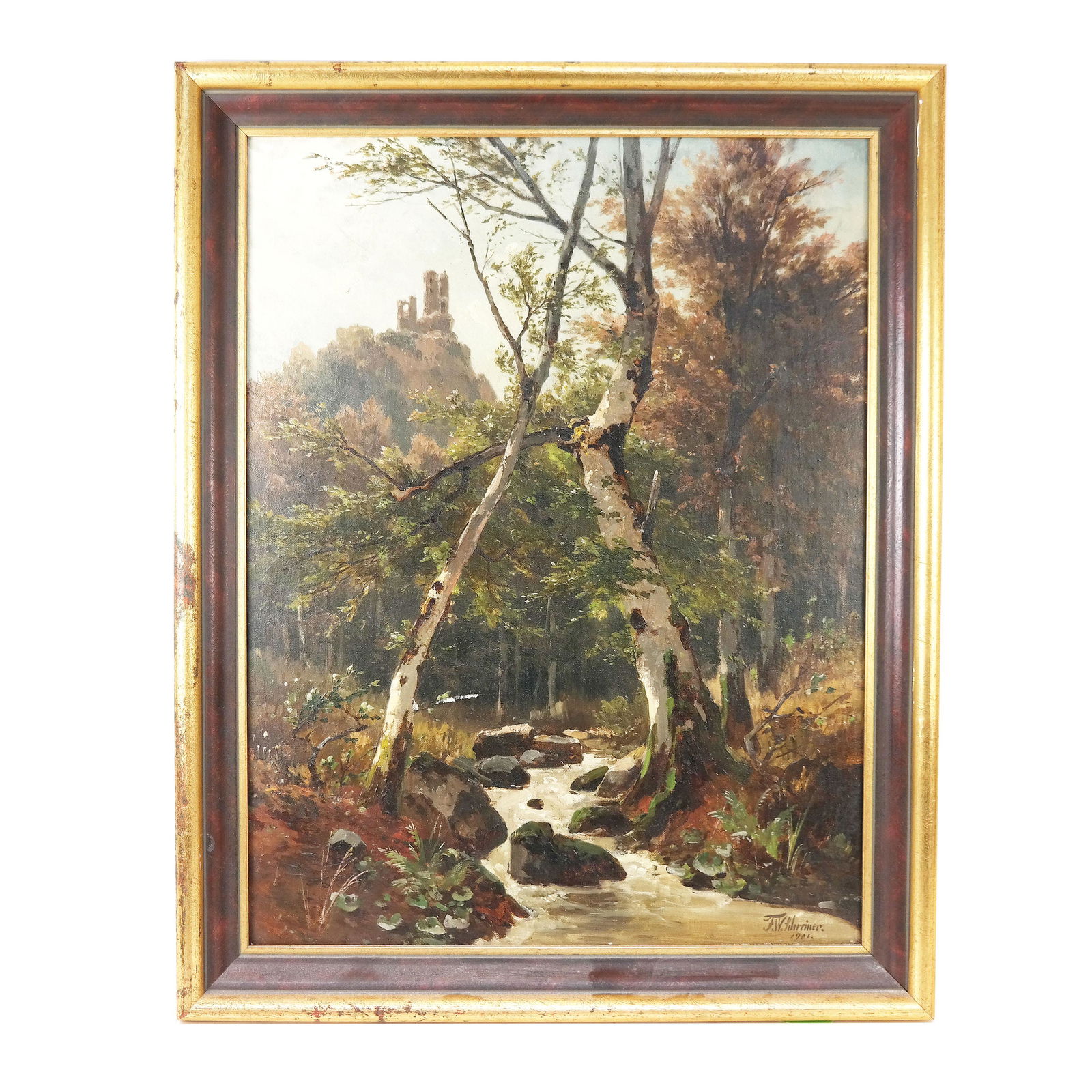 Friedrich Wilhelm SCHREINER: Landscape - Painting (1 of 6)