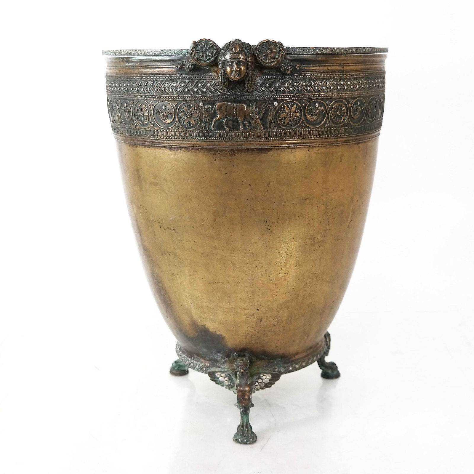Neoclassical Style Bronze Jardiniere (1 of 12)