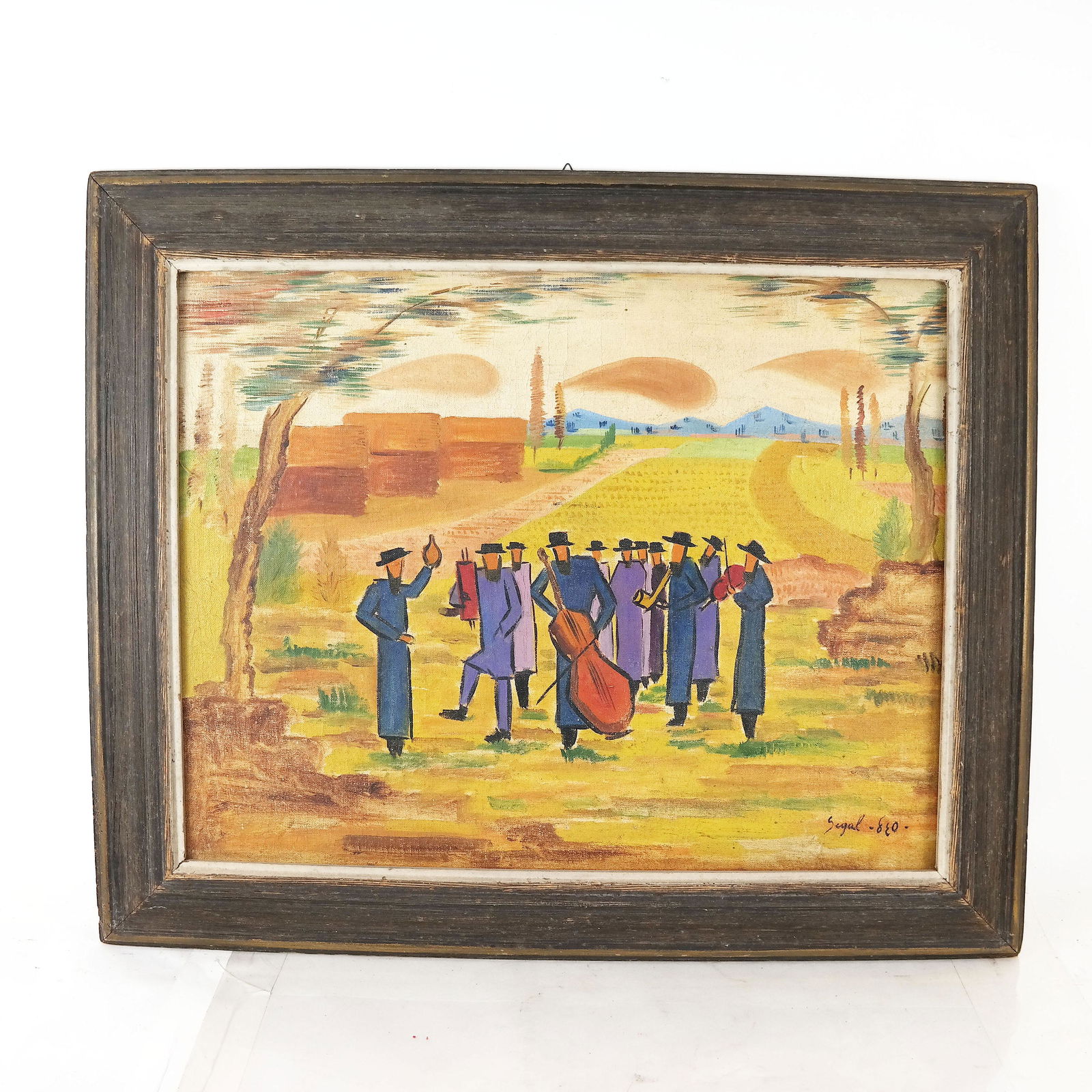 Attrib. to Arthur SEGAL: Musicians - Oil Painting (1 of 7)