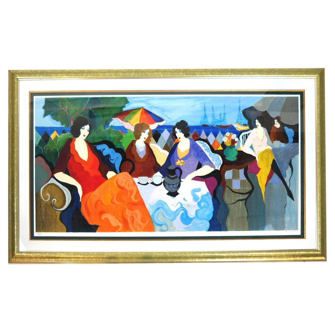 Itzchak TARKAY: Ladies Lunch - Signed Lithograph (1 of 10)