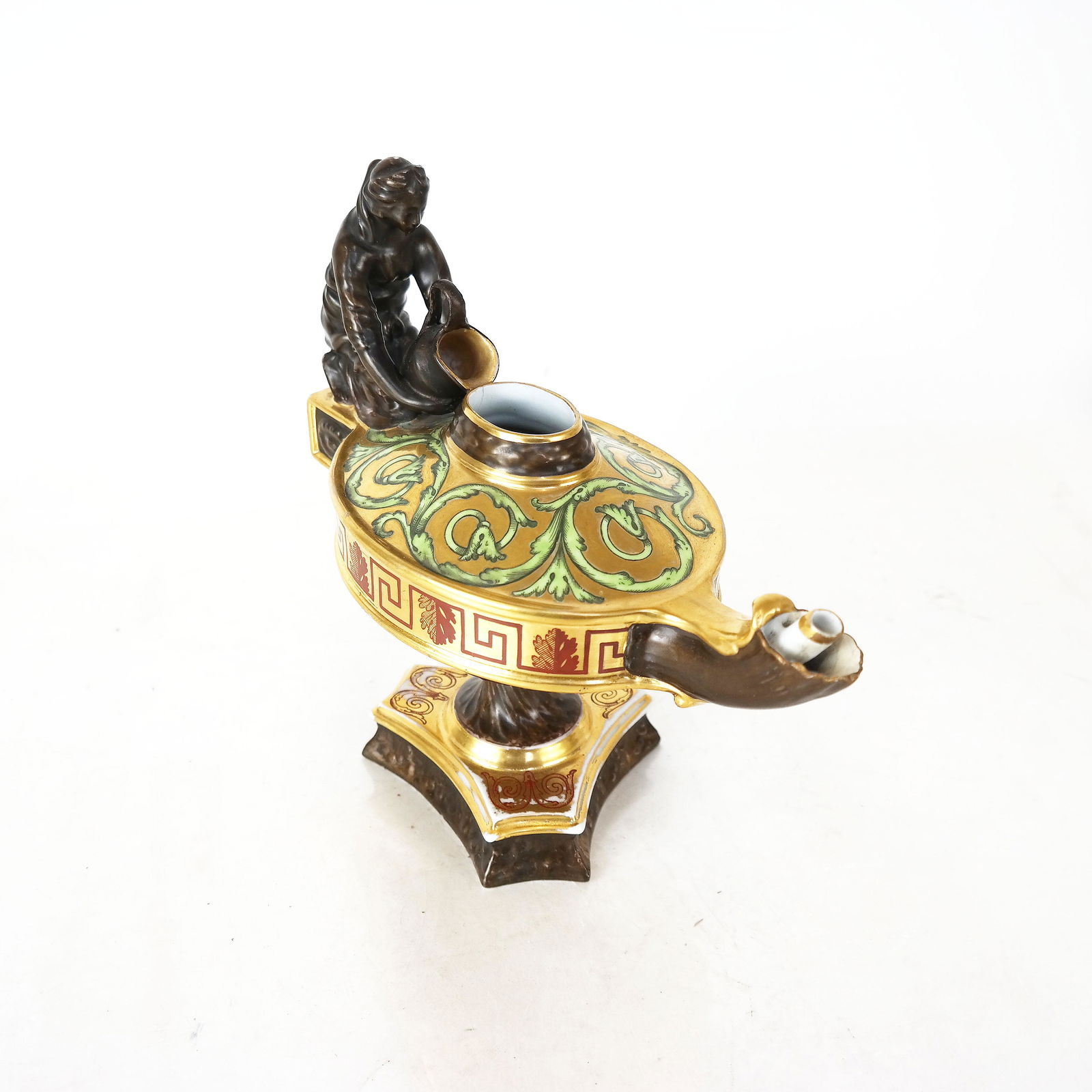 Neoclassical Paint and Gilt Decorated Urn (1 of 8)