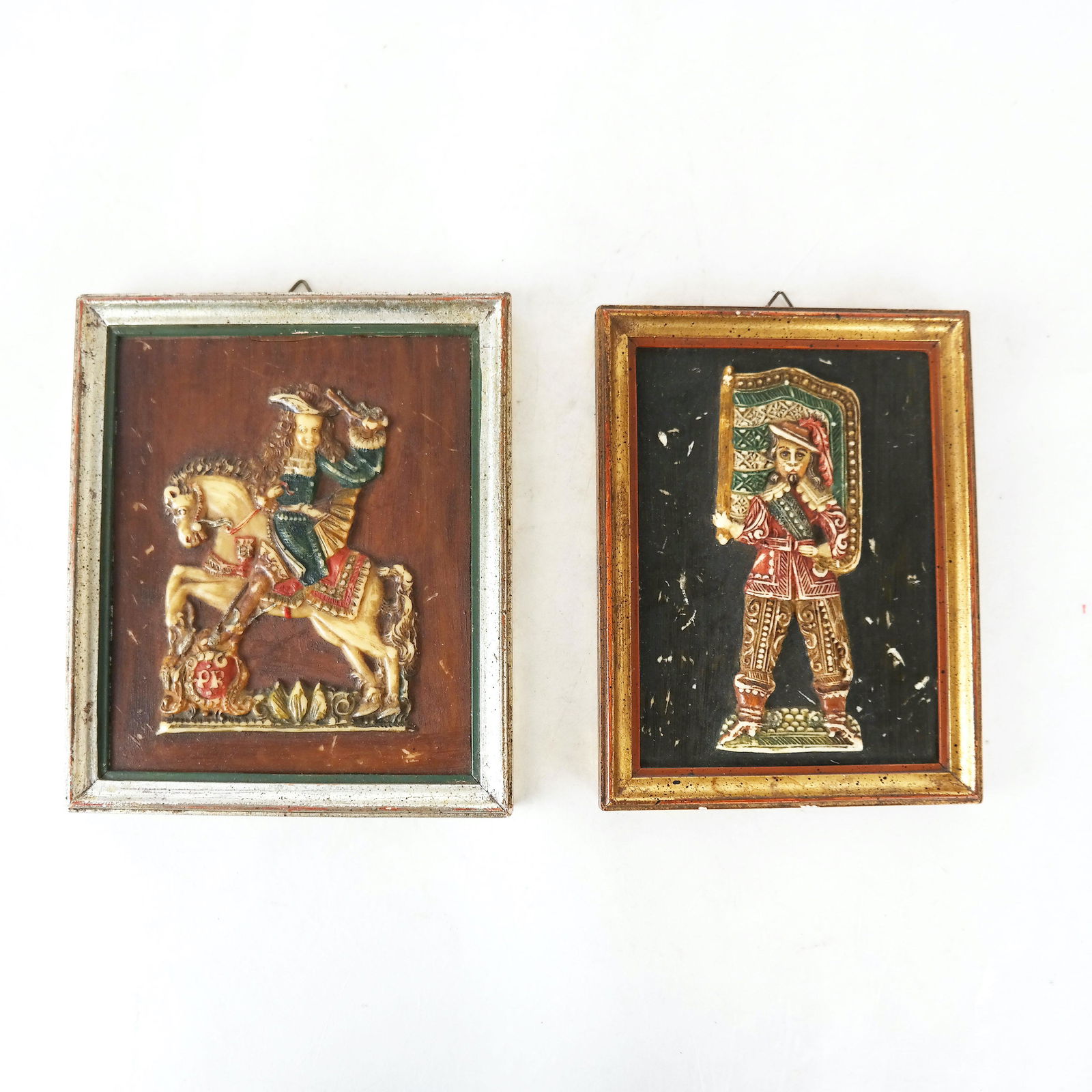 Two 18th C. Spanish Colonial Relief Icons (1 of 8)