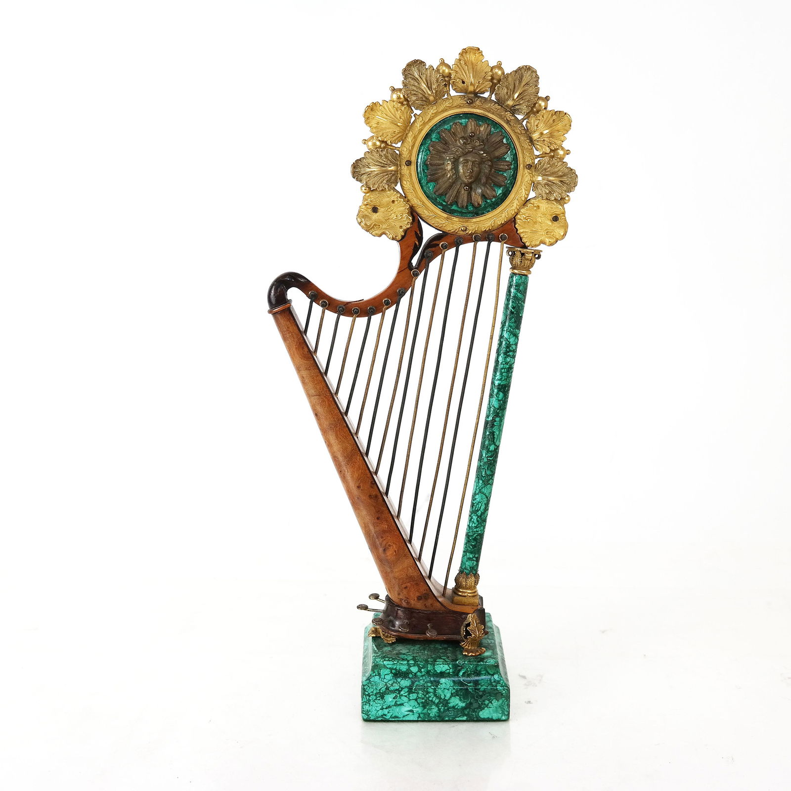 Russian Neoclassical-Style Miniature Harp (1 of 9)