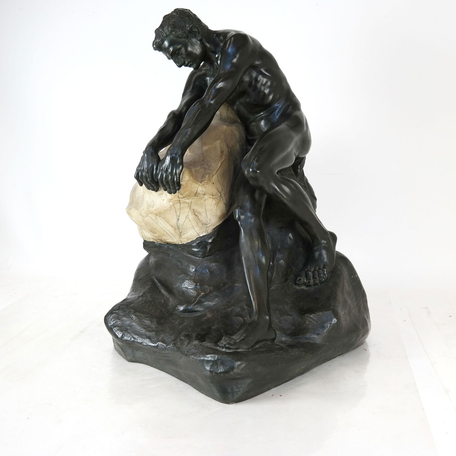 Bronze and Painted Composition Sculpture (1 of 8)