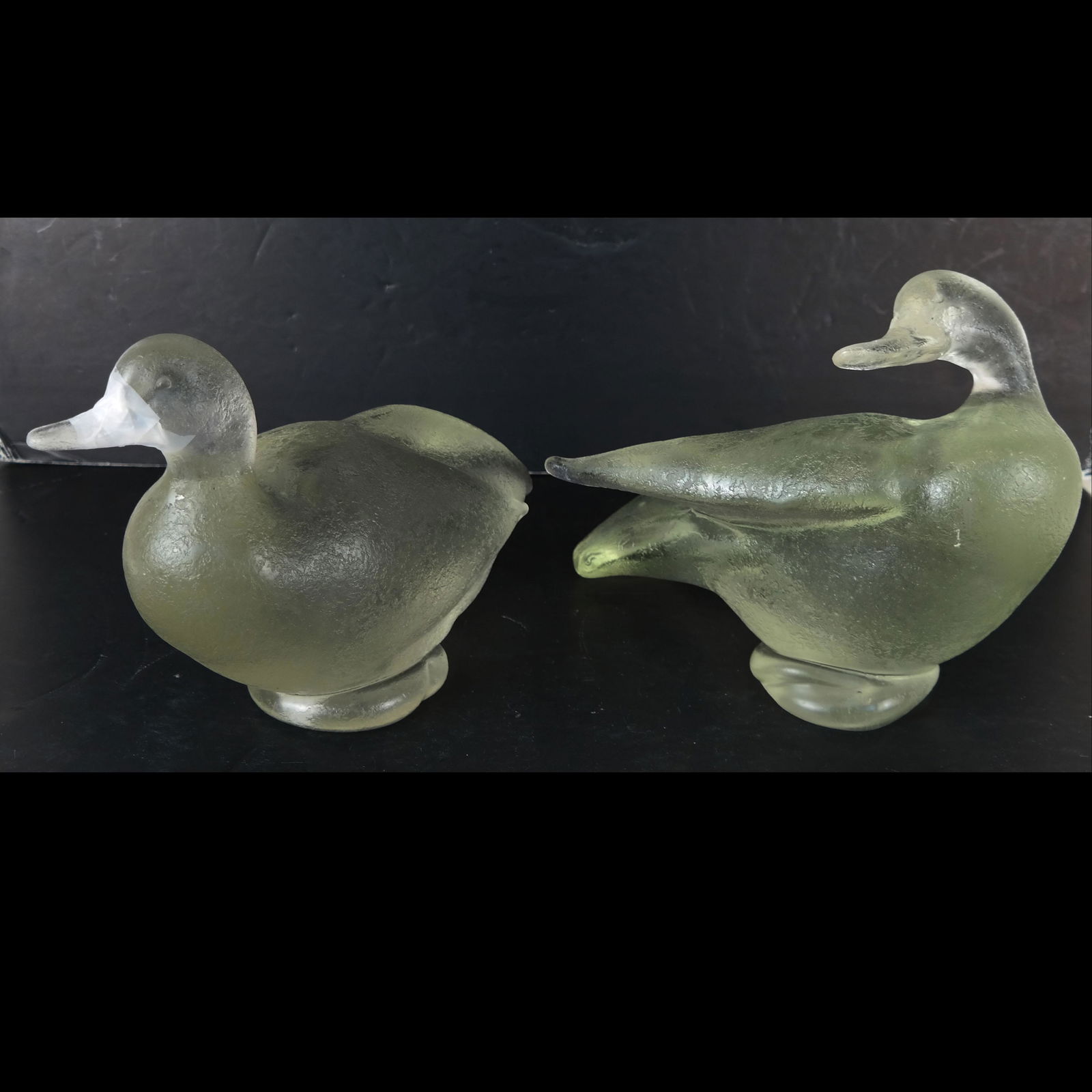 Pair Seguso/Murano Glass Ducks (1 of 14)