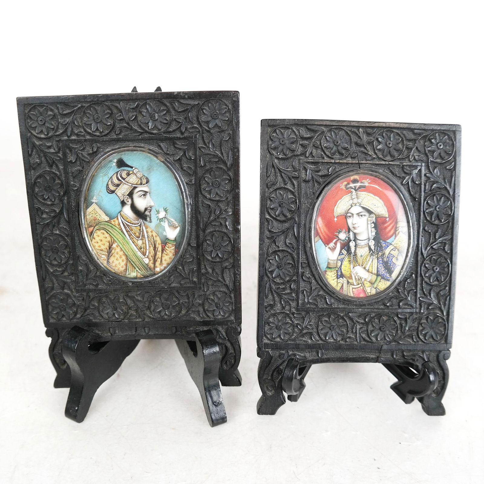 Pair of Framed Miniature Portraits (1 of 12)