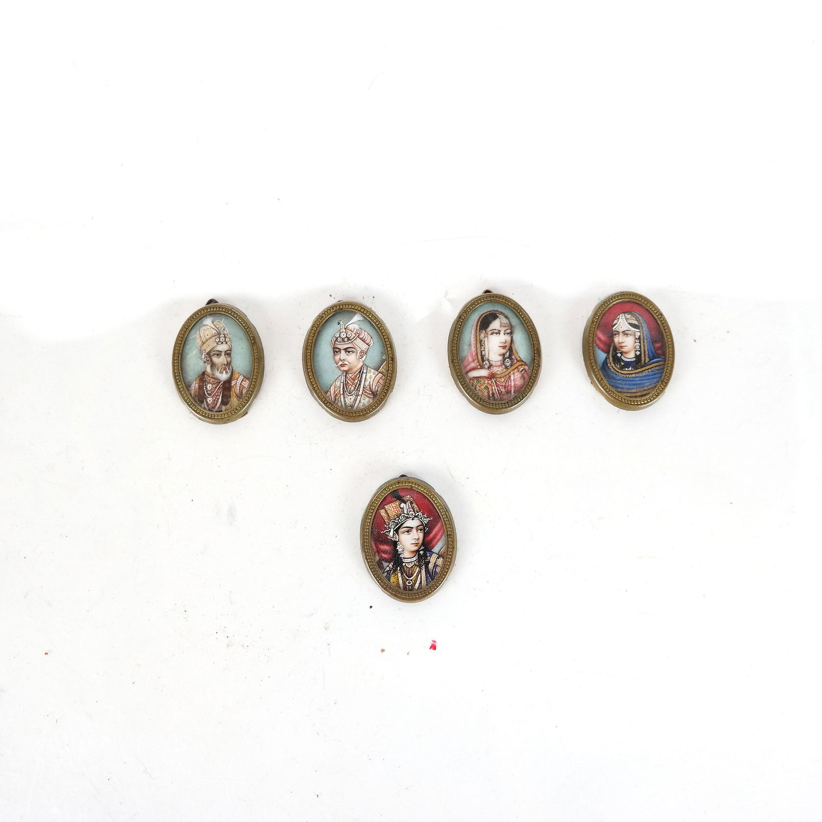 Set of Five Miniature Portraits (1 of 10)