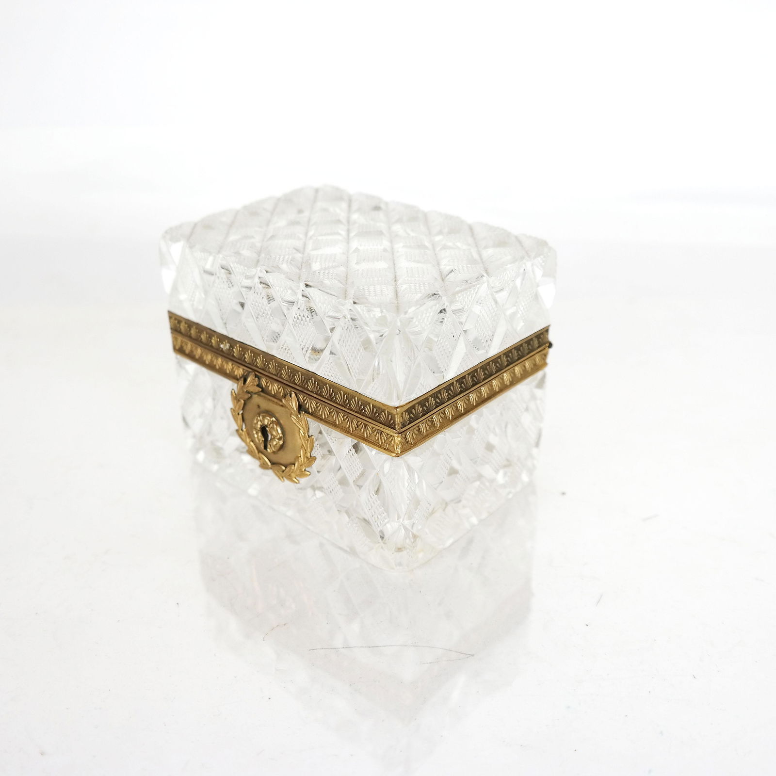 Baccarat-Style Bronze & Crystal Box (1 of 6)