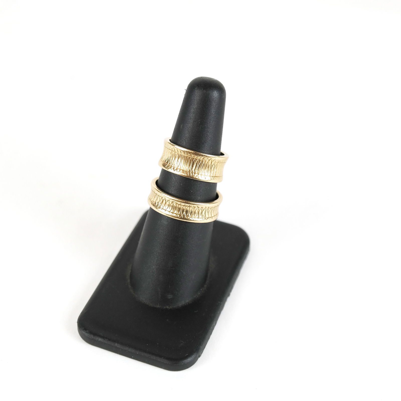 Two Custom-Made 14K Wedding Bands (1 of 19)