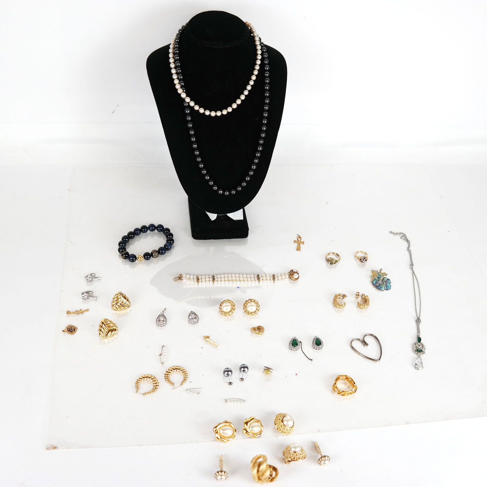 Lot of Costume & Sterling Silver Jewelry (1 of 13)
